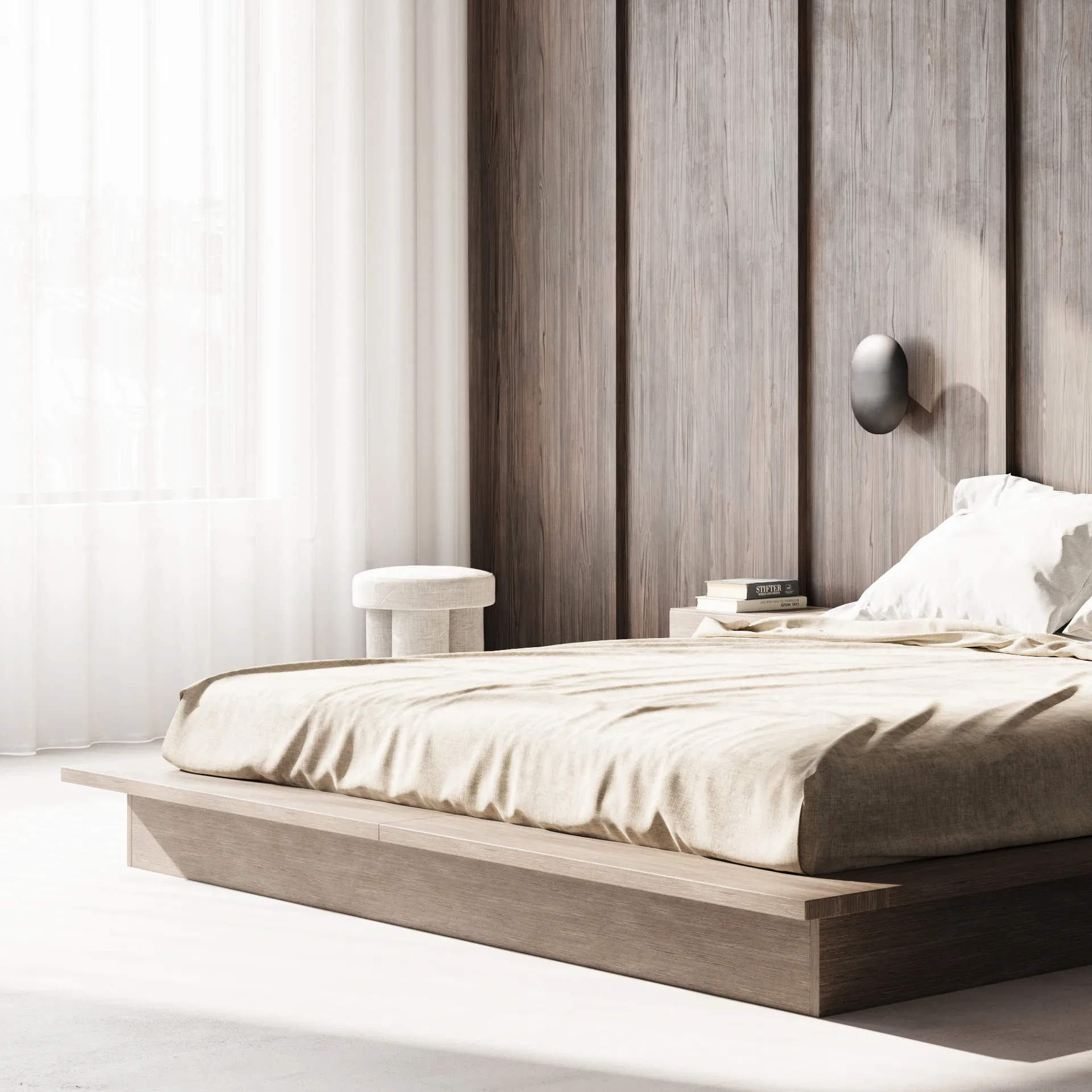 Applique Clam 26 cm, Burned black 101 Copenhagen