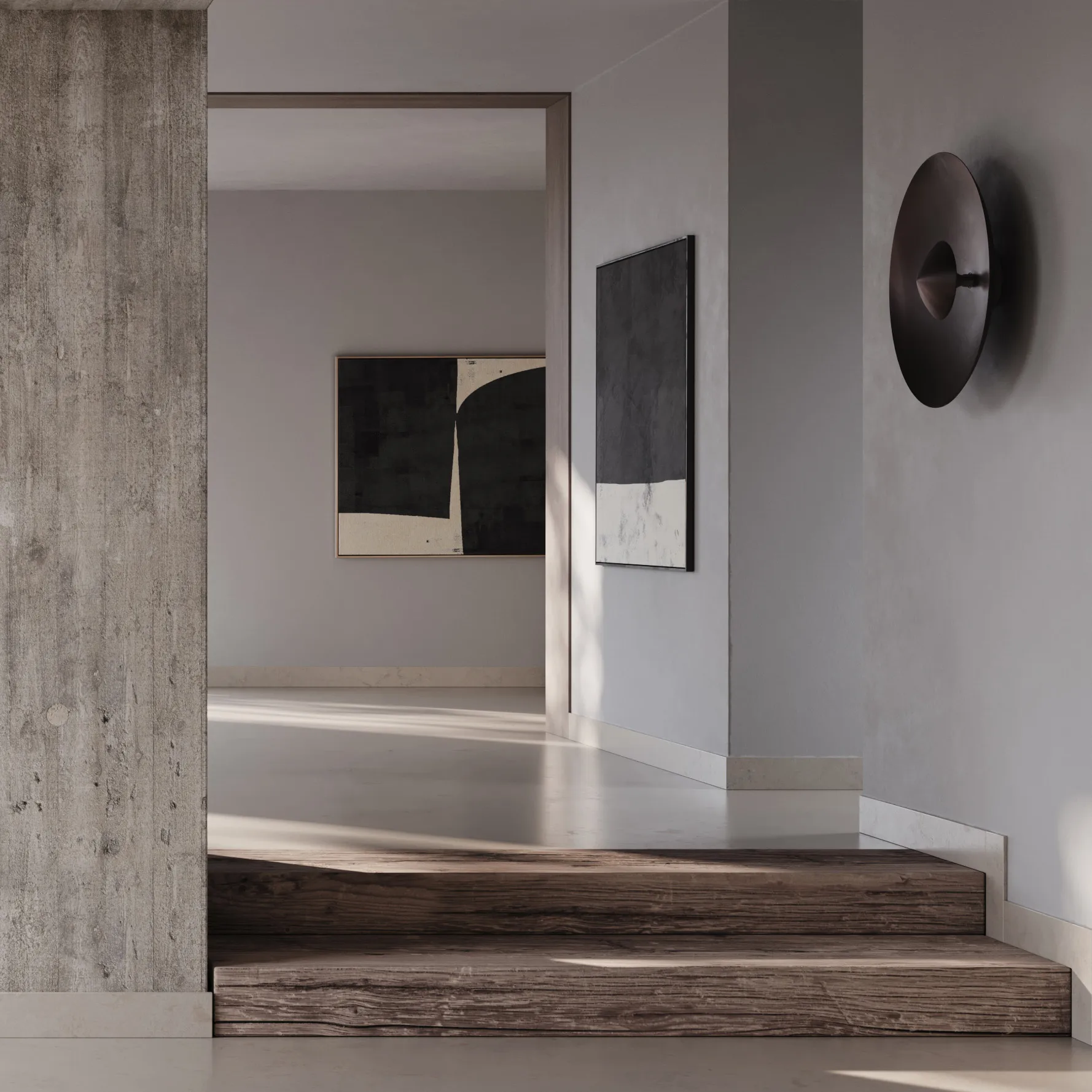 Applique Dusk 50x50 cm, Nero bruciato 101 Copenhagen