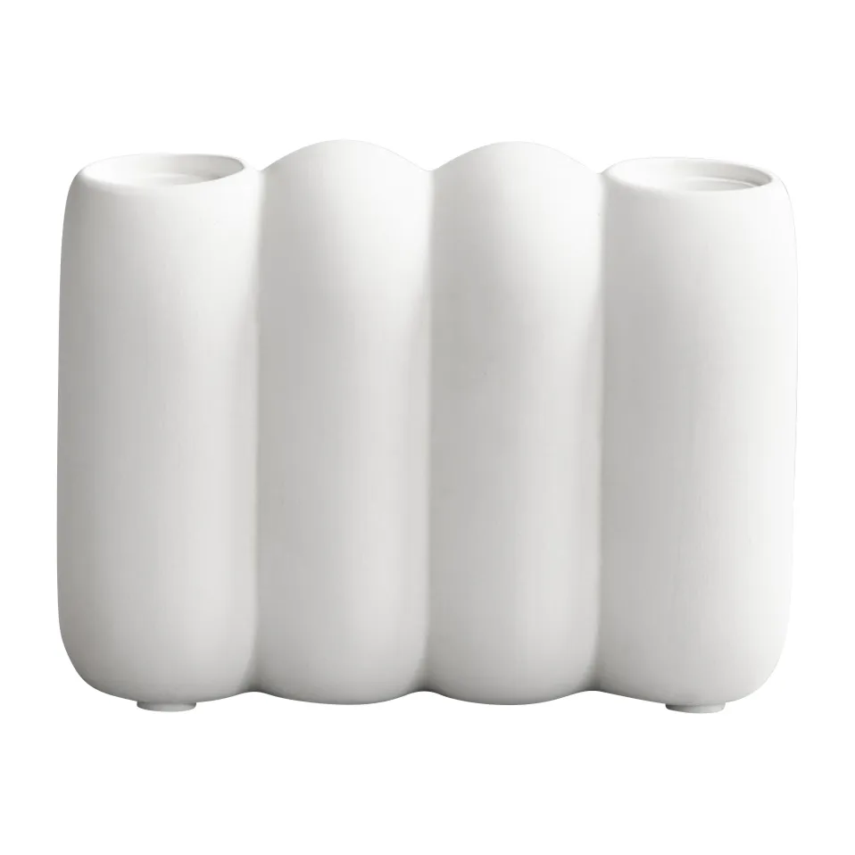 Candeliere Tube Bone White, 11x14,5 cm 101 Copenhagen