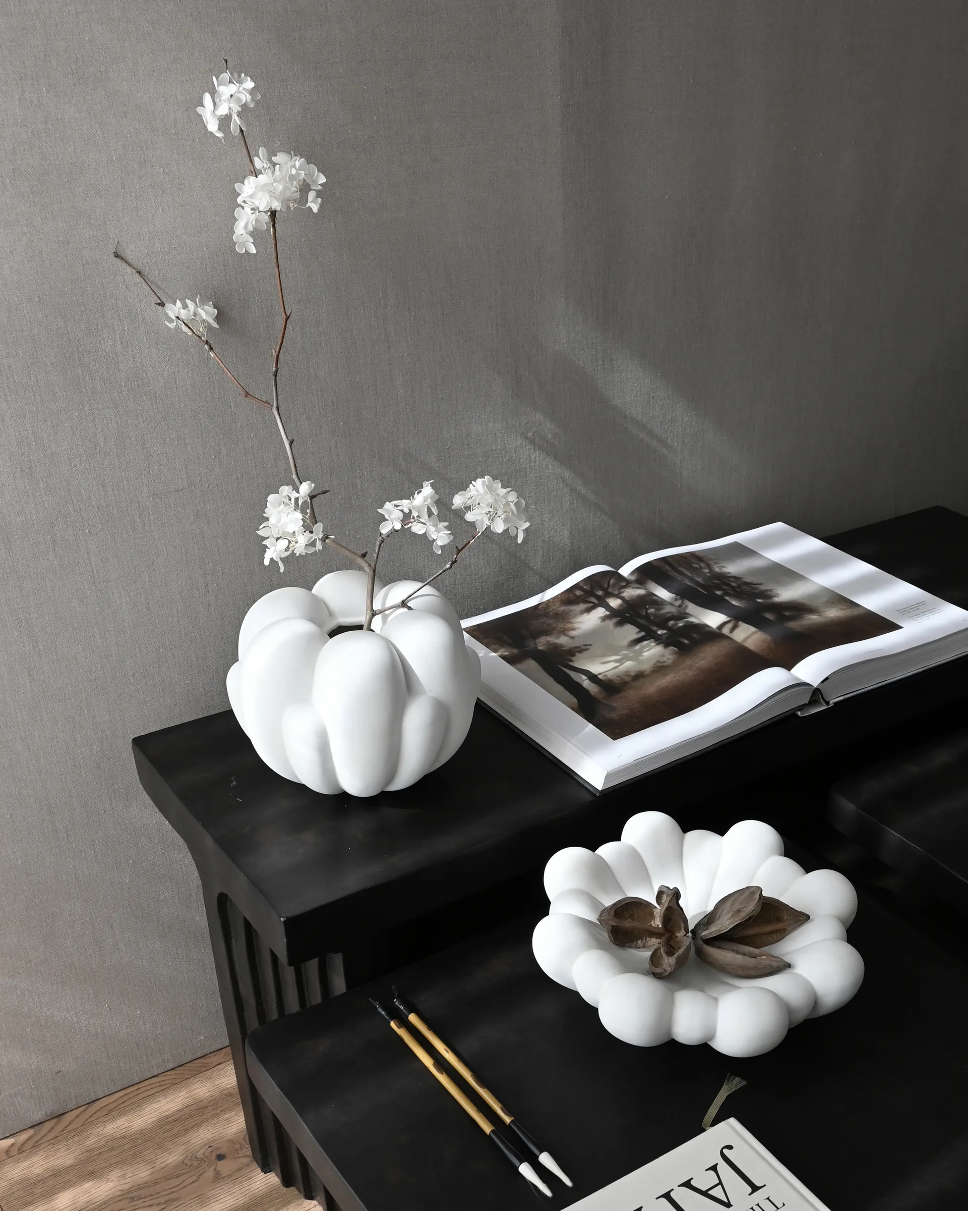 Ciotola Bloom Tray medio Ø28,5 cm, Bone white 101 Copenhagen