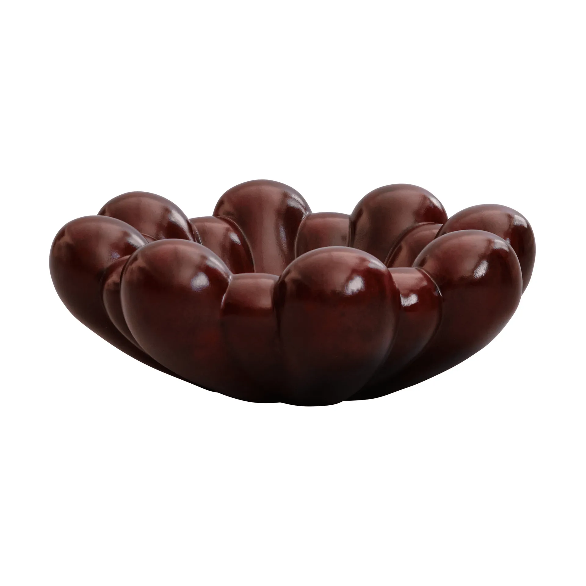 Ciotola grande Bloom Tray, Maroon 101 Copenhagen