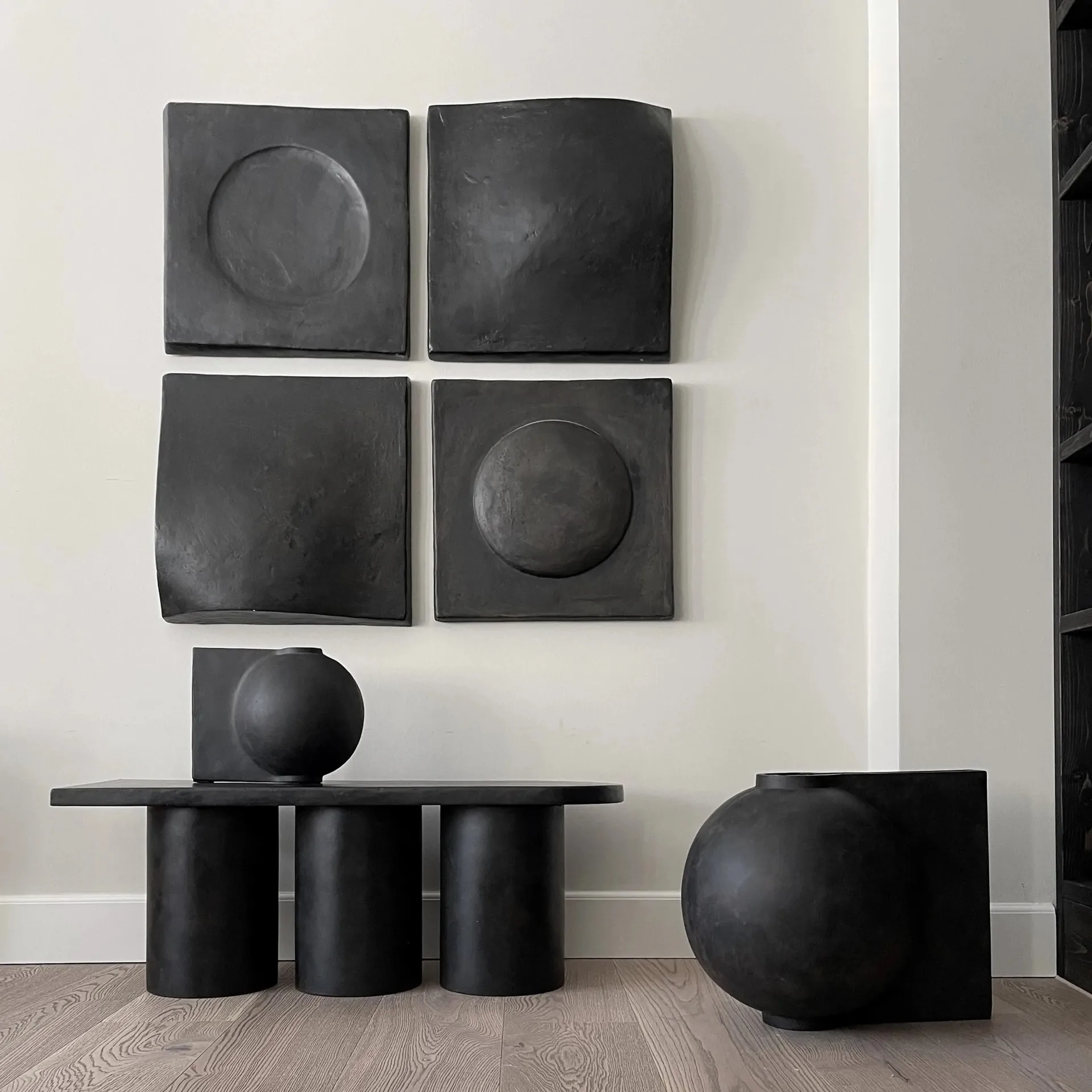 Decorazione da parete Scult Art Void, 58x58 cm, Color caffè 101 Copenhagen