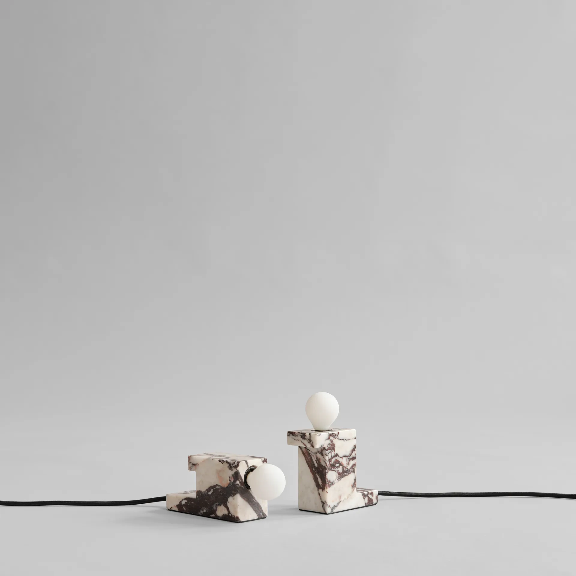 Lampada bassa Brick 8x14 cm, Calacatta 101 Copenhagen