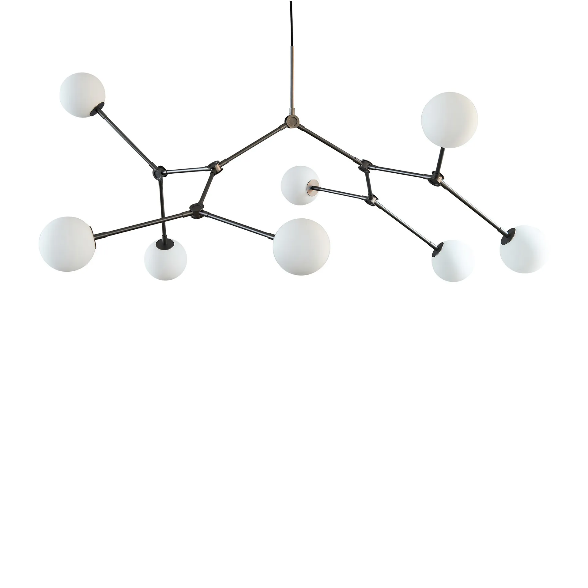 Lampadario Drop Chandelier Bulp, Grigio 101 Copenhagen