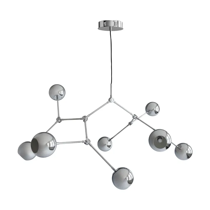 Lampadario Drop Chandelier Globe - Cromo - 101 Copenhagen