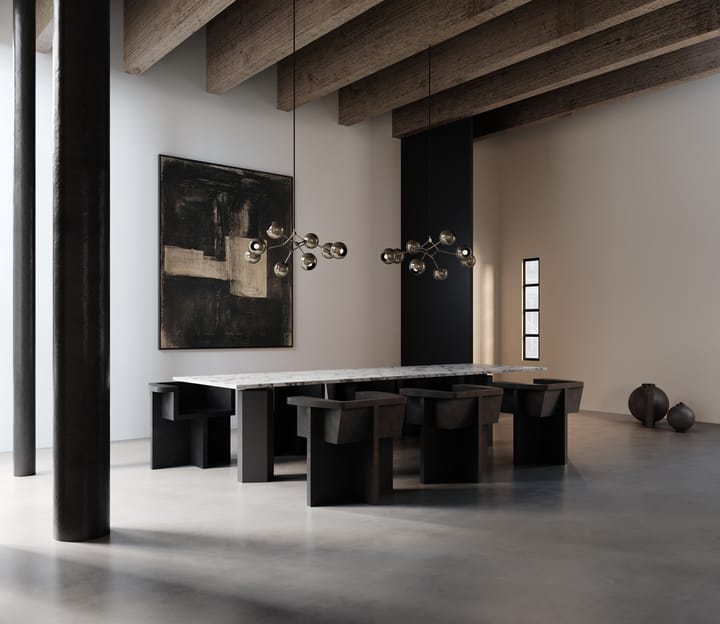 Lampadario Drop Chandelier Globe mini, Cromo 101 Copenhagen