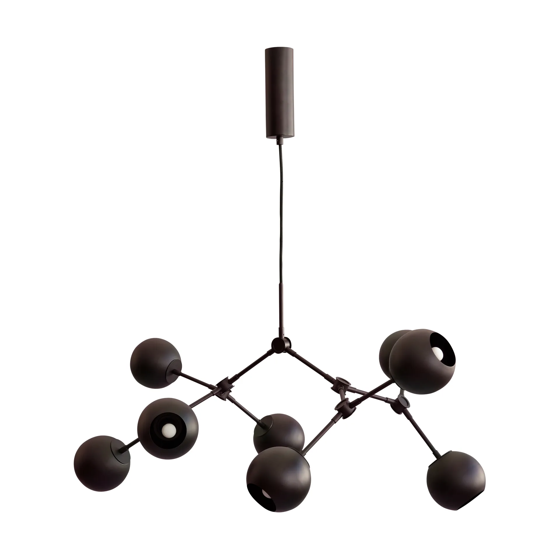 Lampadario Drop Chandelier Globe mini, Nero bruciato 101 Copenhagen