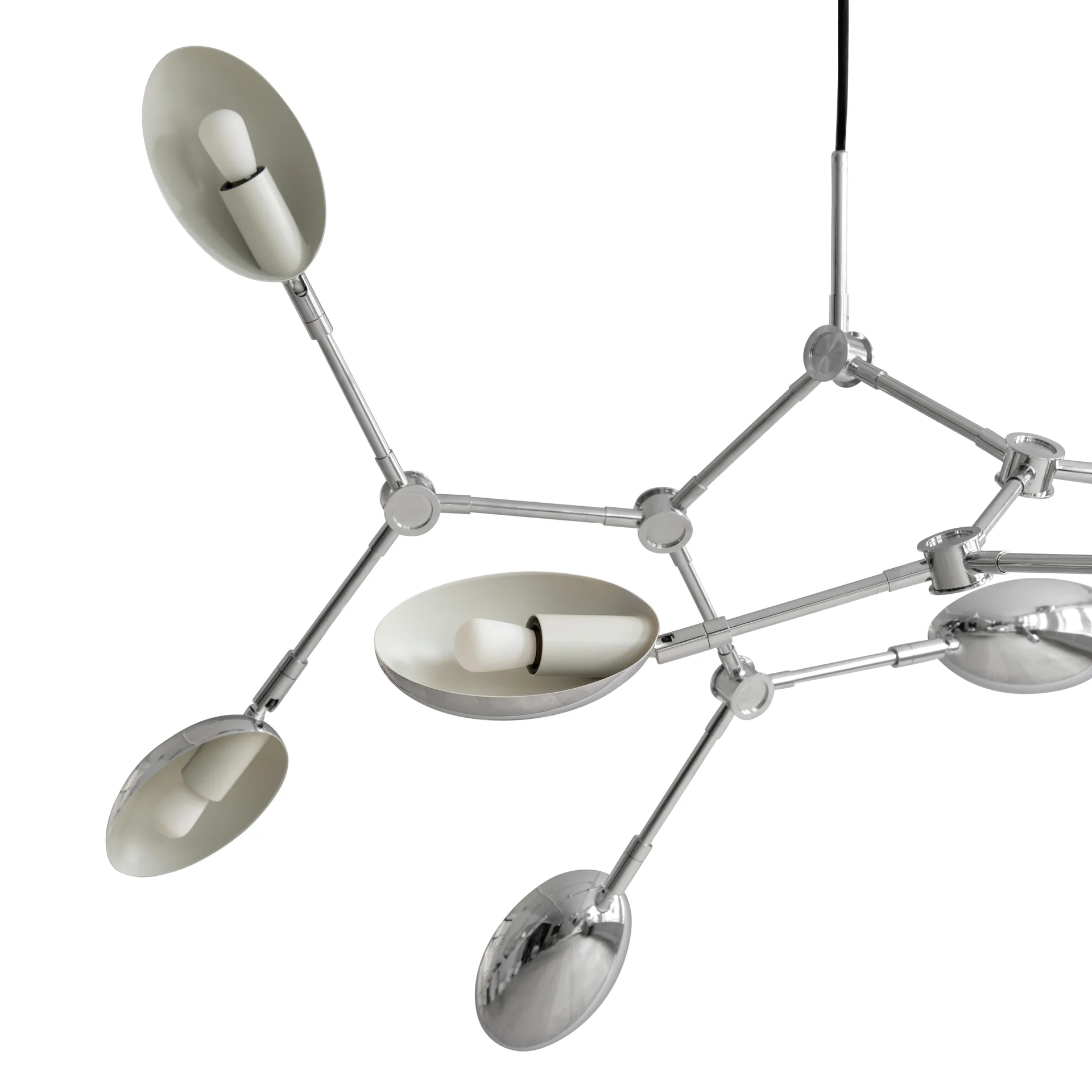 Lampadario Drop Chandelier mini, Chrome 101 Copenhagen