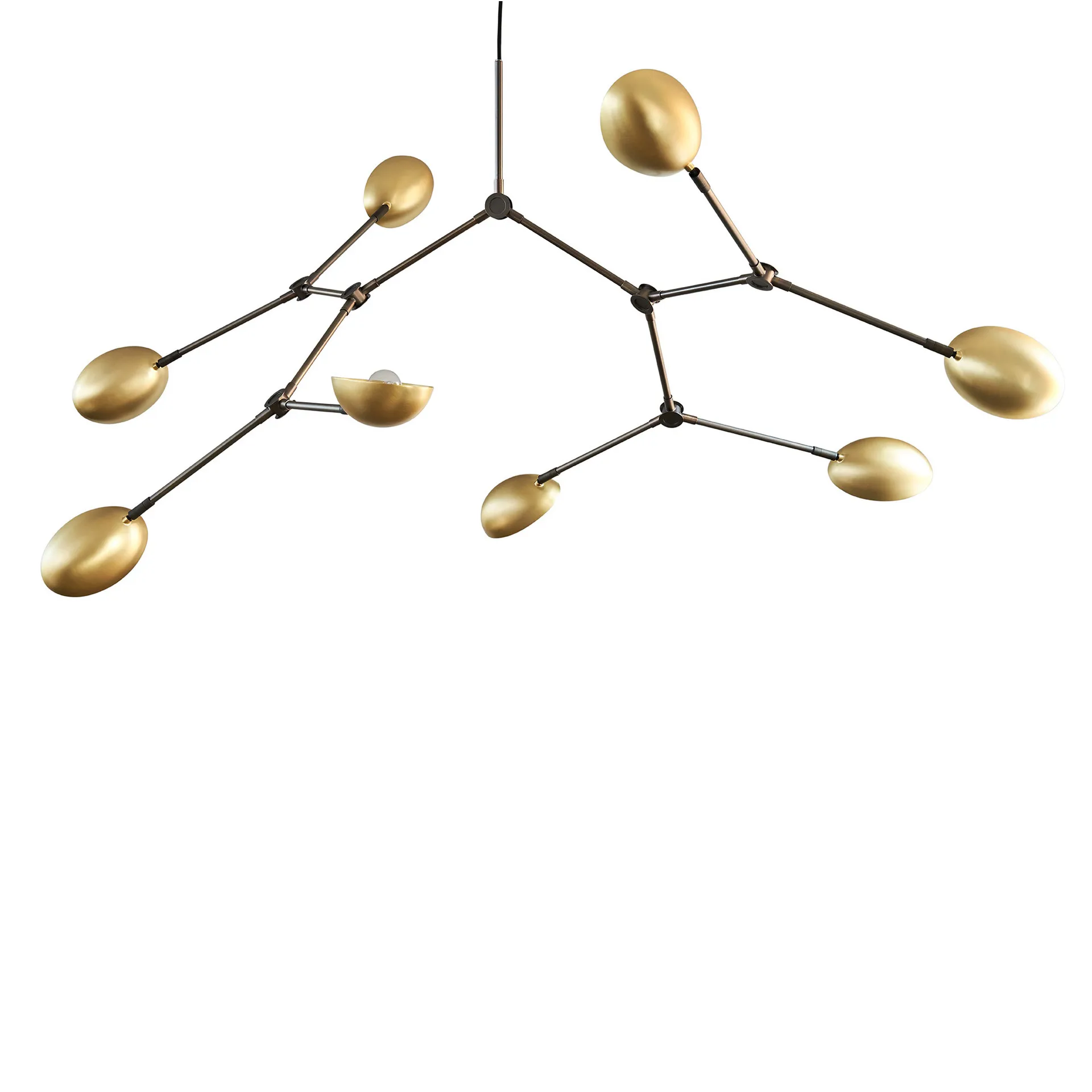 Lampadario Drop Chandelier mini, Ottone 101 Copenhagen
