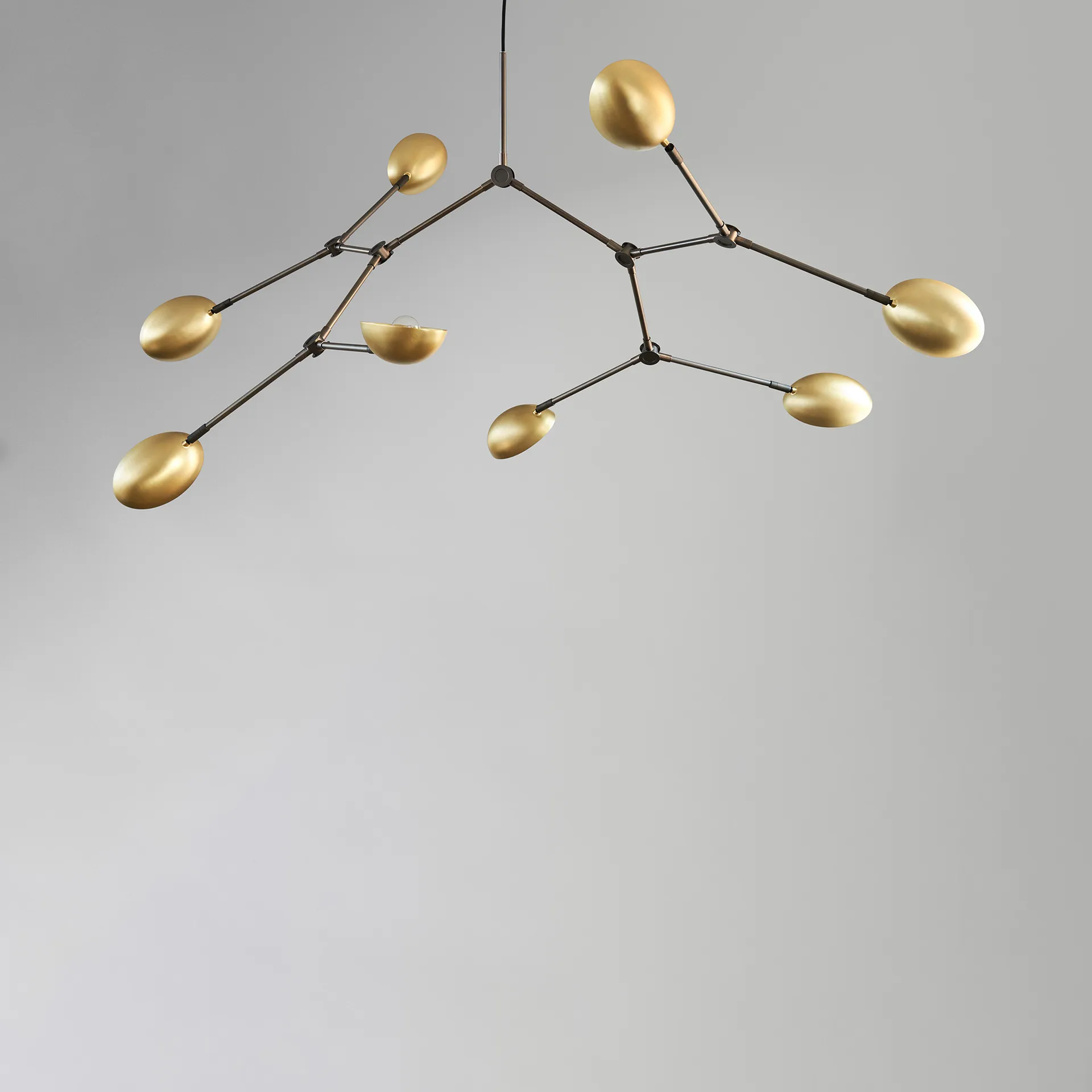 Lampadario Drop Chandelier mini, Ottone 101 Copenhagen