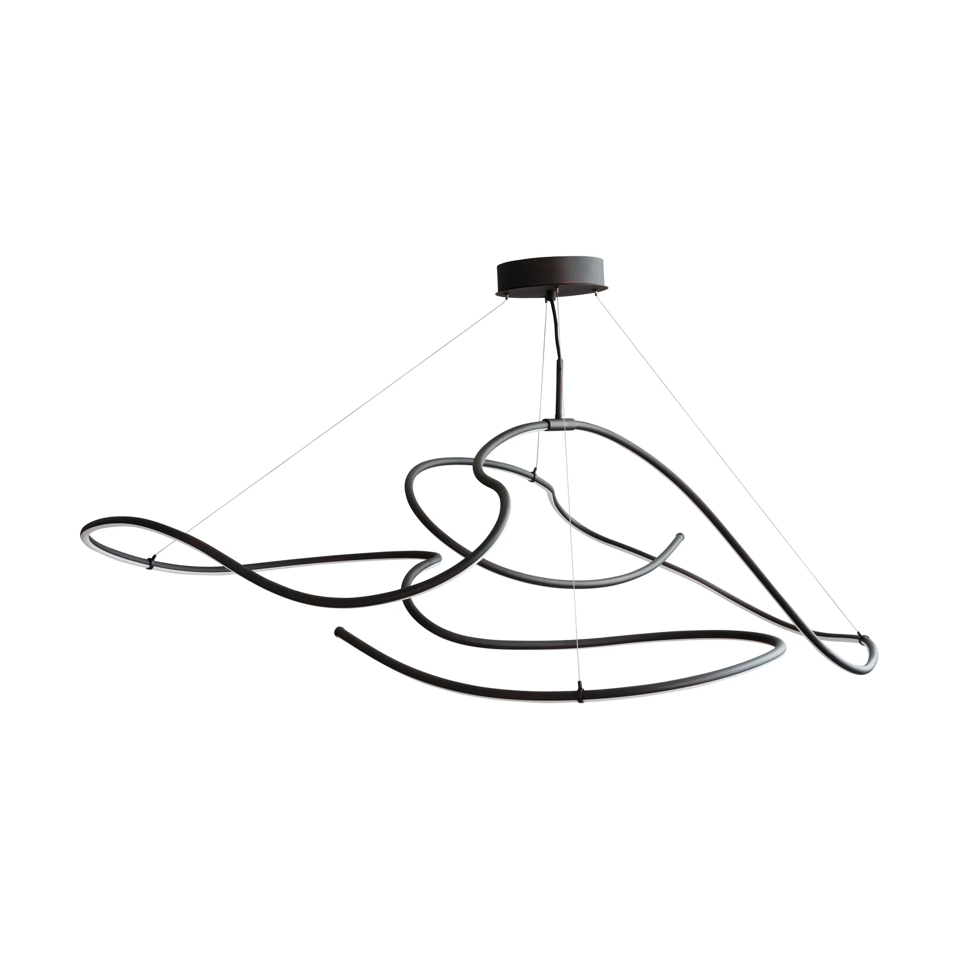 Lampadario Ghost Chandelier big, Nero bruciato 101 Copenhagen