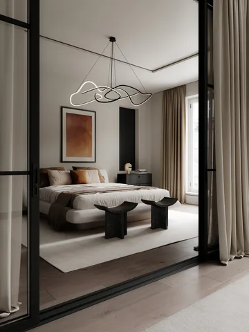 Lampadario Ghost Chandelier big - Nero bruciato - 101 Copenhagen