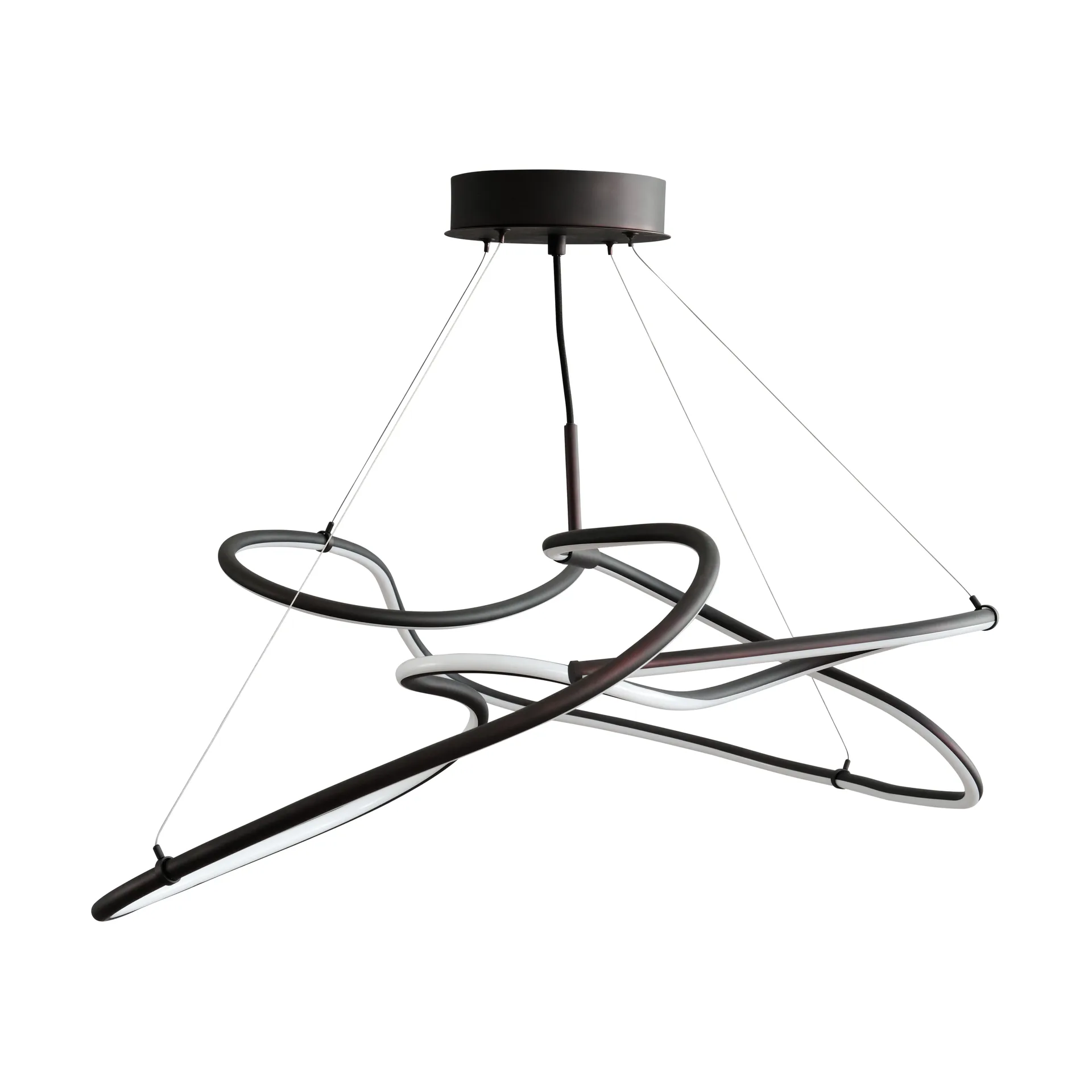 Lampadario Ghost Chandelier mini, Nero bruciato 101 Copenhagen