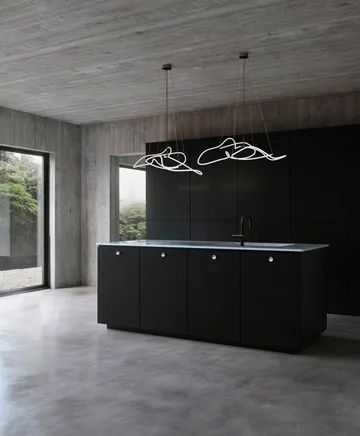 Lampadario Ghost Chandelier mini - Nero bruciato - 101 Copenhagen