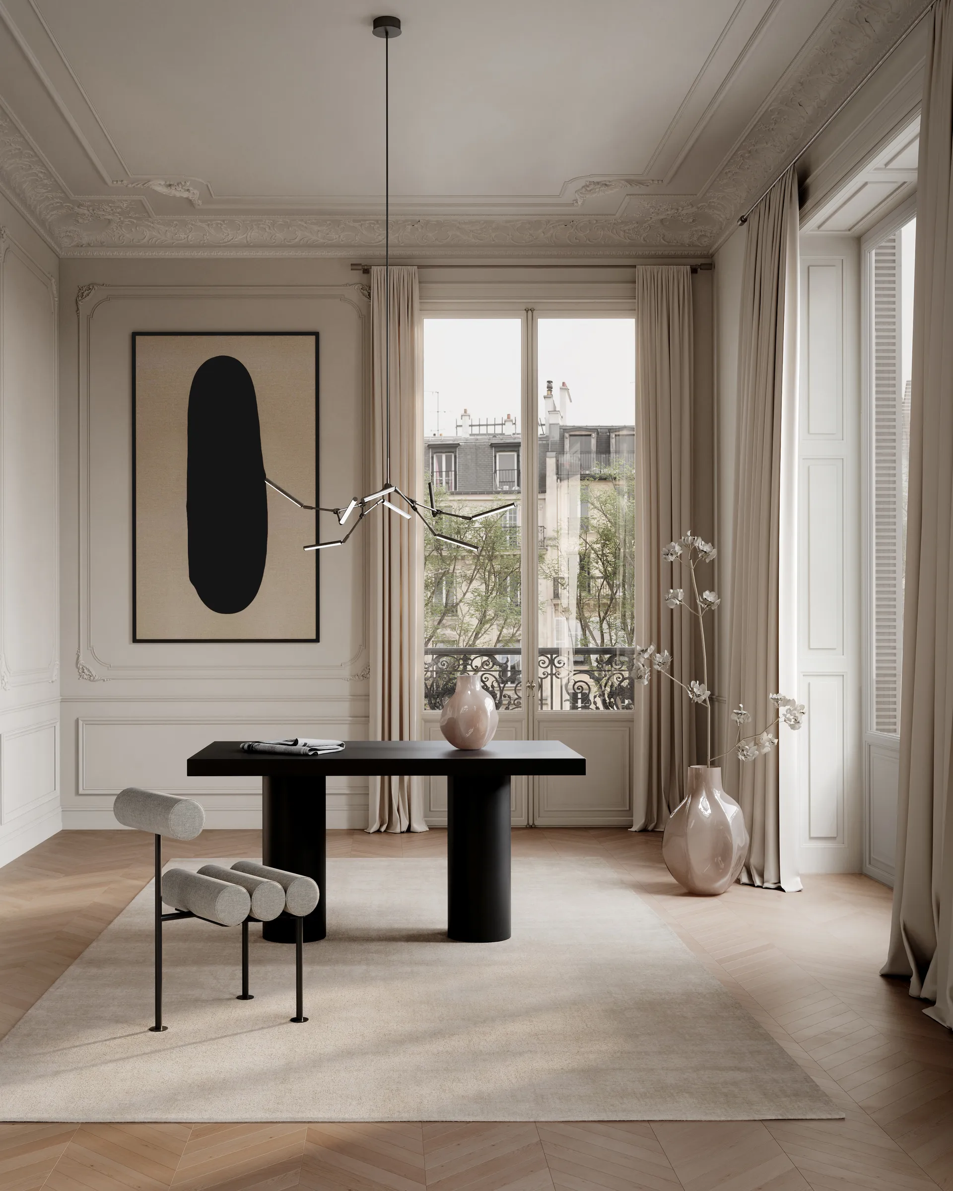 Lampadario Stick Chandelier mini, Bronzo 101 Copenhagen