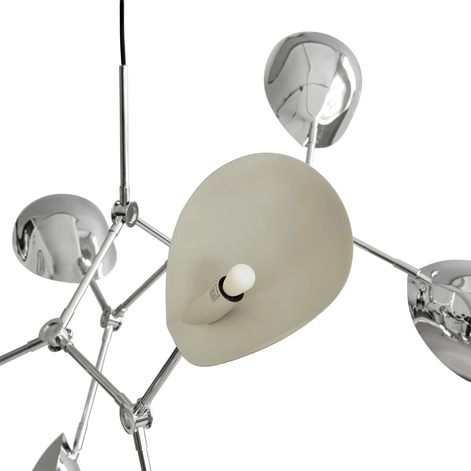 Lampadario Stingray Chandelier, Chrome 101 Copenhagen