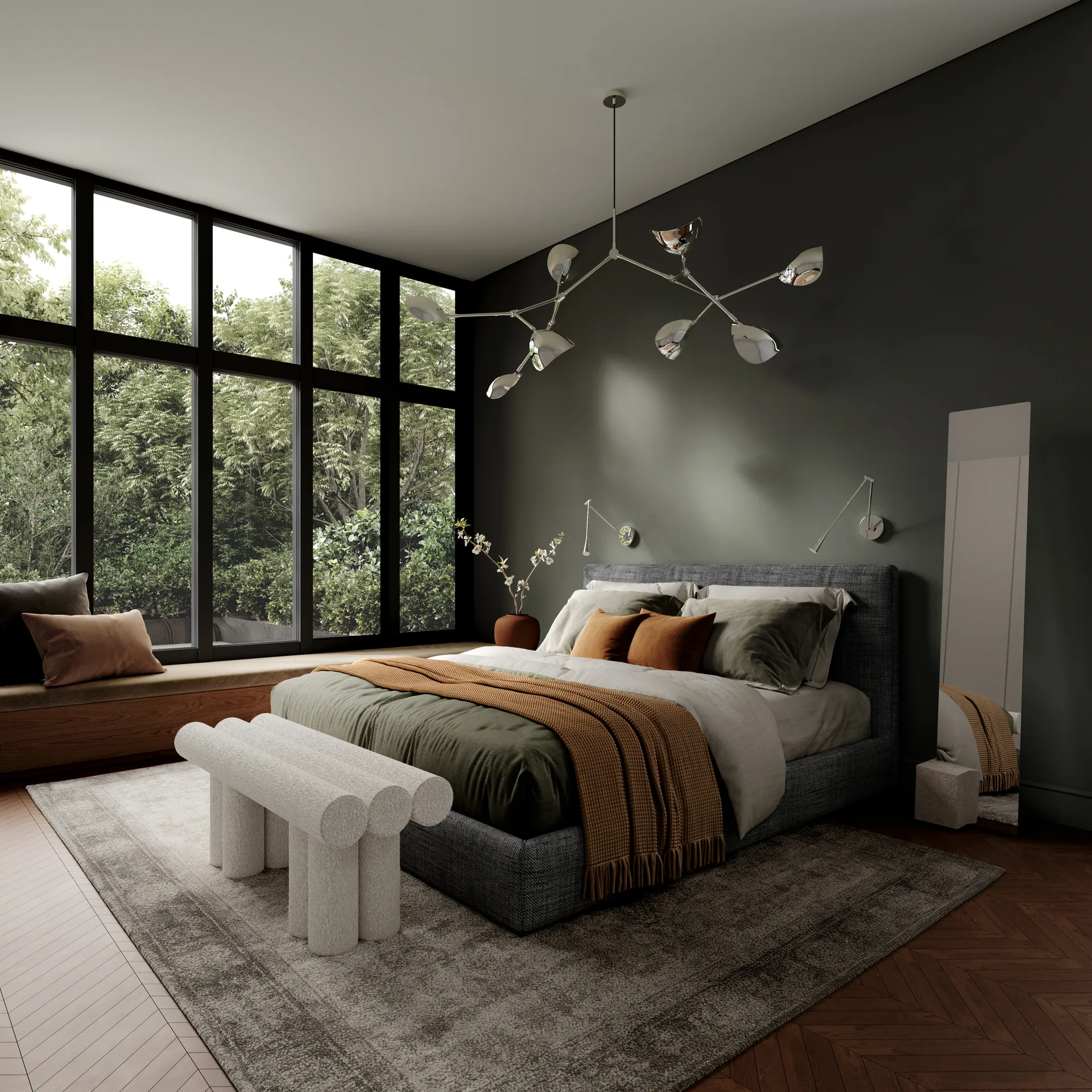 Lampadario Stingray Chandelier, Chrome 101 Copenhagen