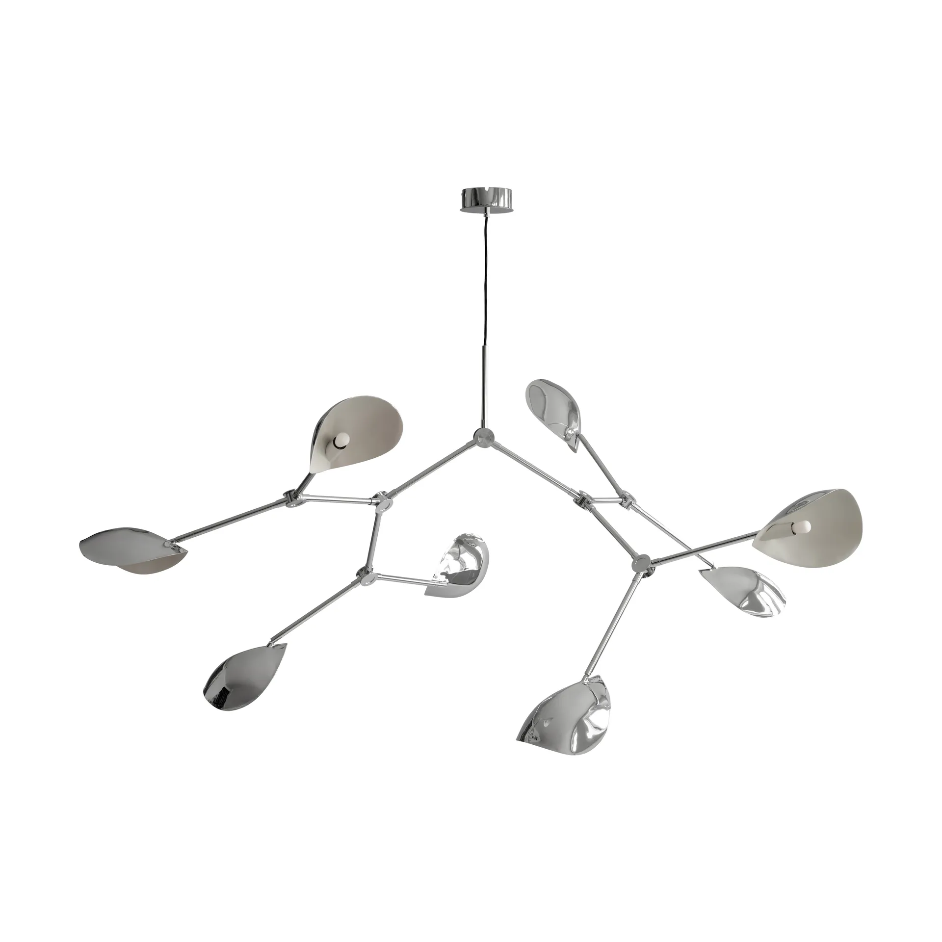 Lampadario Stingray grande, Chrome 101 Copenhagen