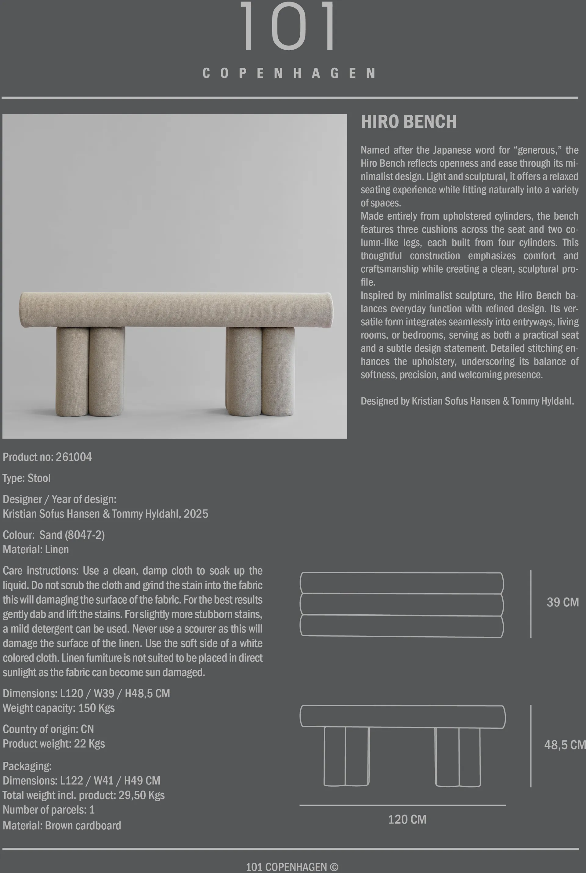 Panca Hiro, Lino 101 Copenhagen