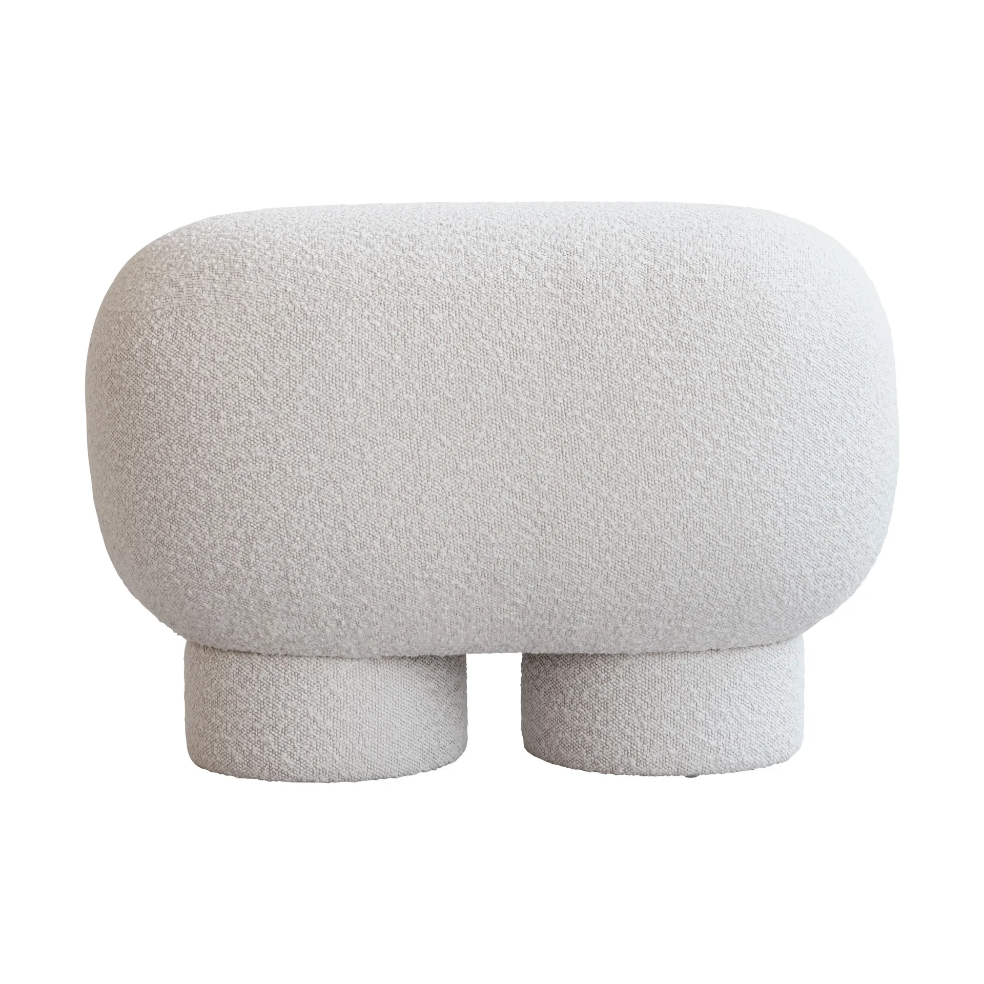 Panchina Big Foot petit 70x47 cm, Bouclé 101 Copenhagen