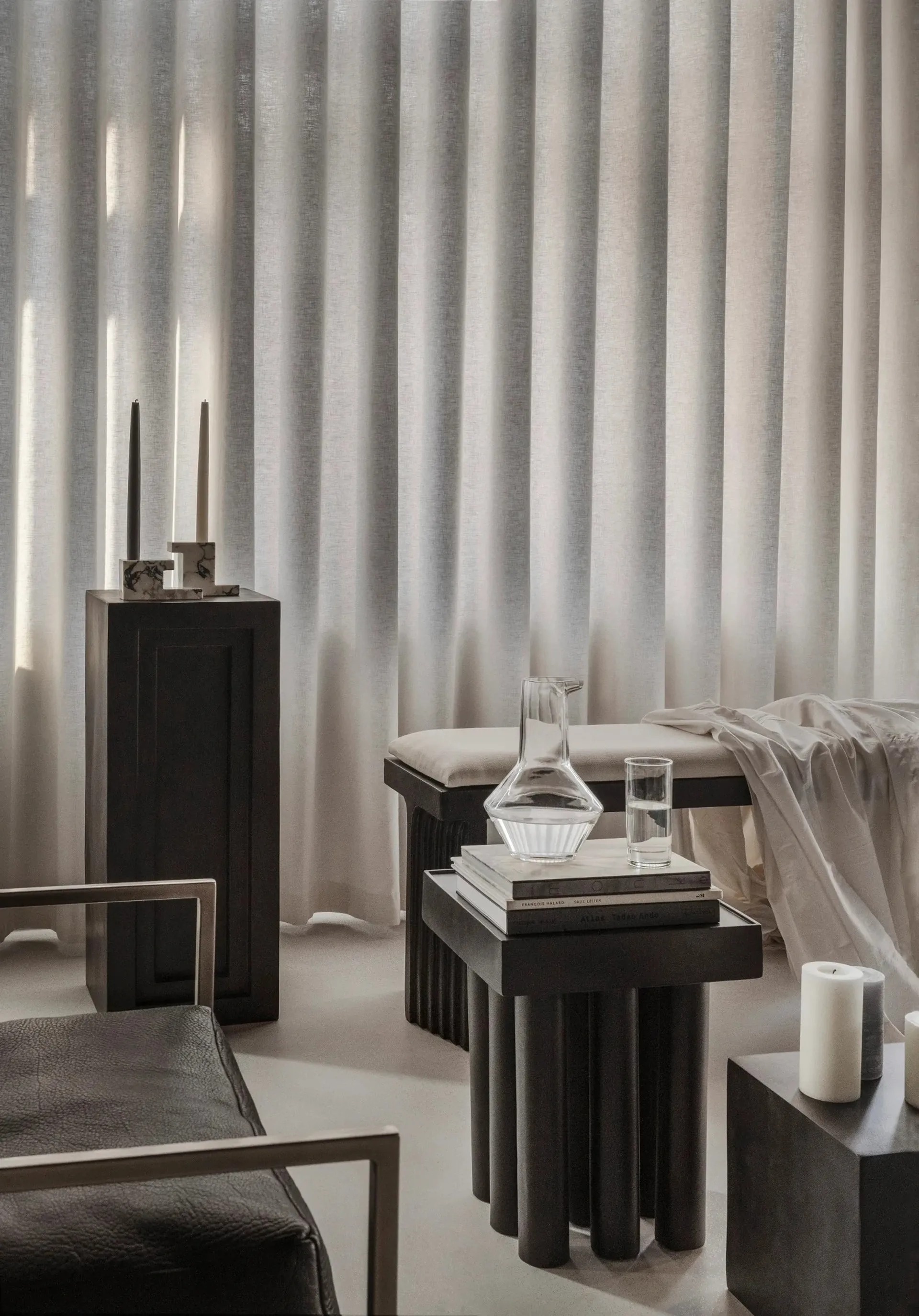 Piedistallo Podium, 80 cm, Color caffè 101 Copenhagen