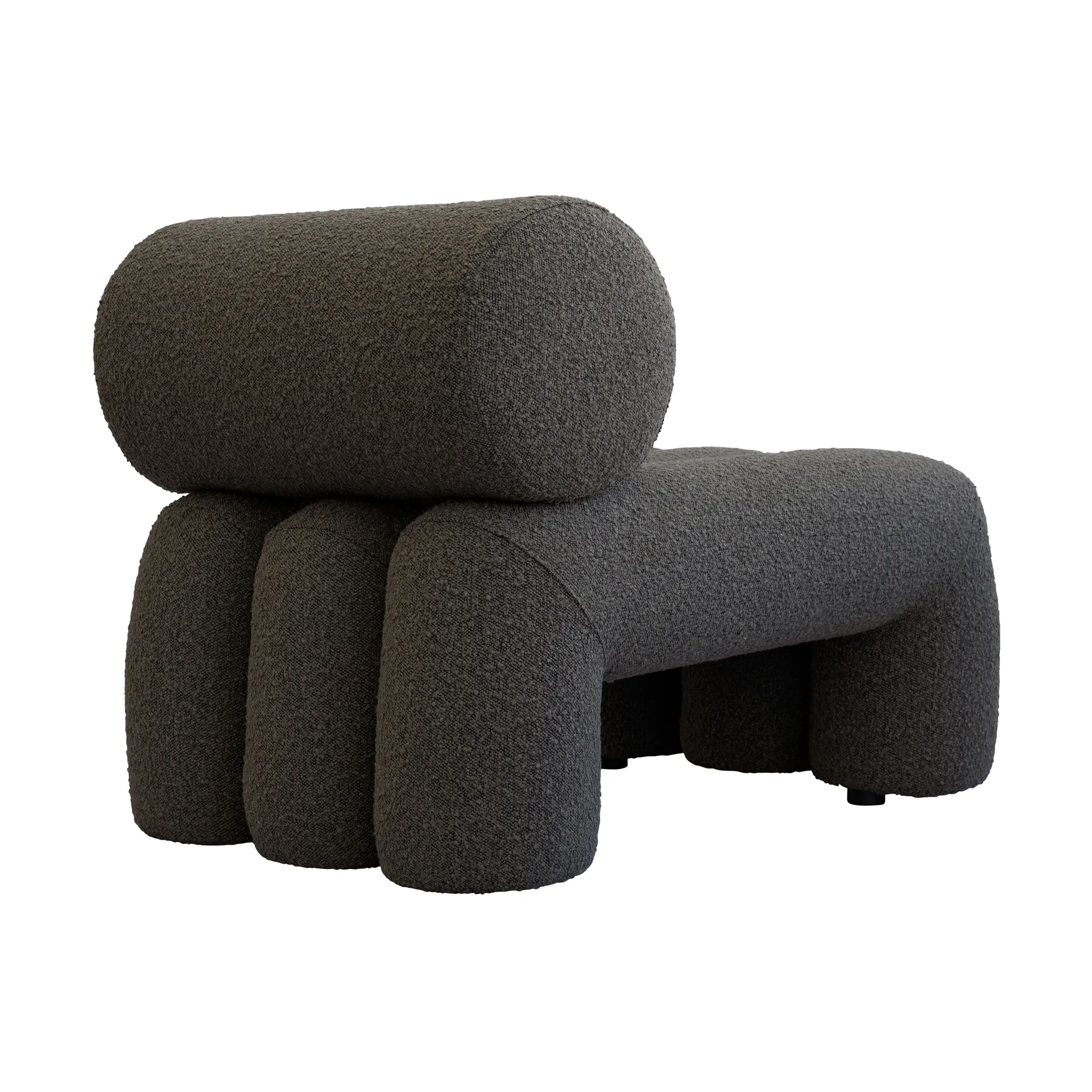 Poltrona lounge Foku Chair, Deep taupe 101 Copenhagen