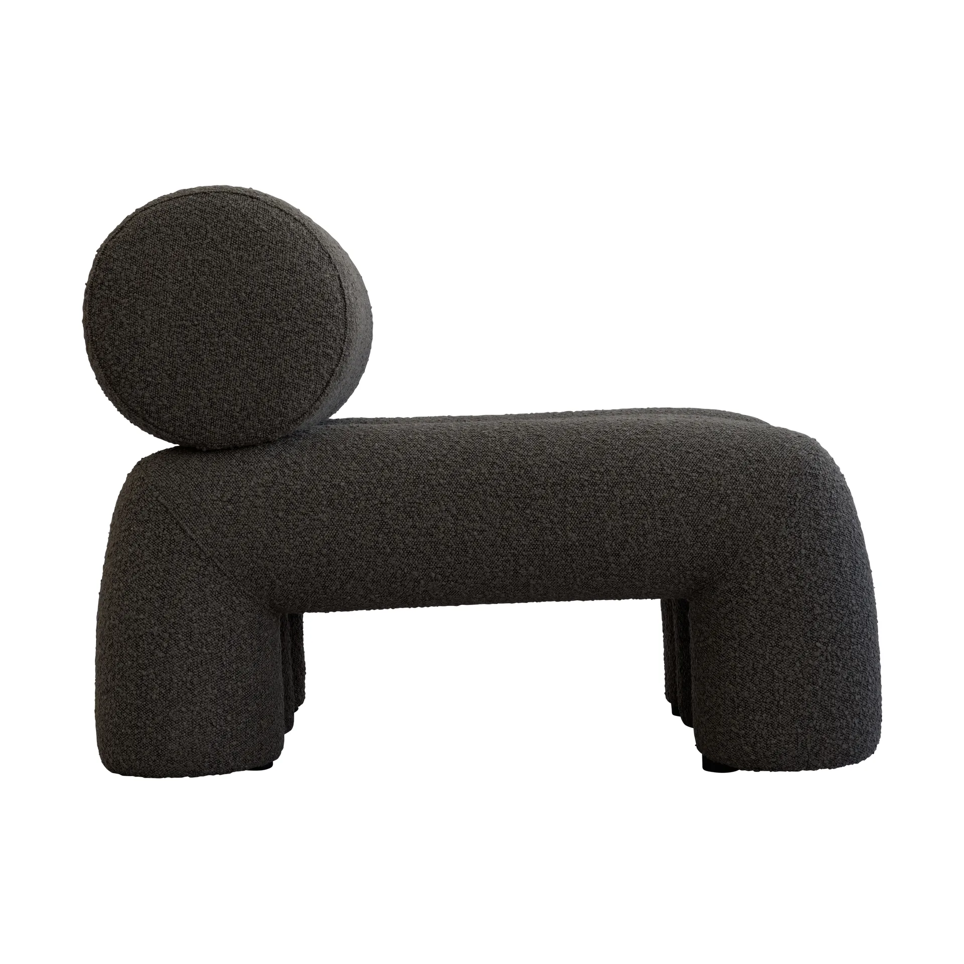 Poltrona lounge Foku Chair, Deep taupe 101 Copenhagen