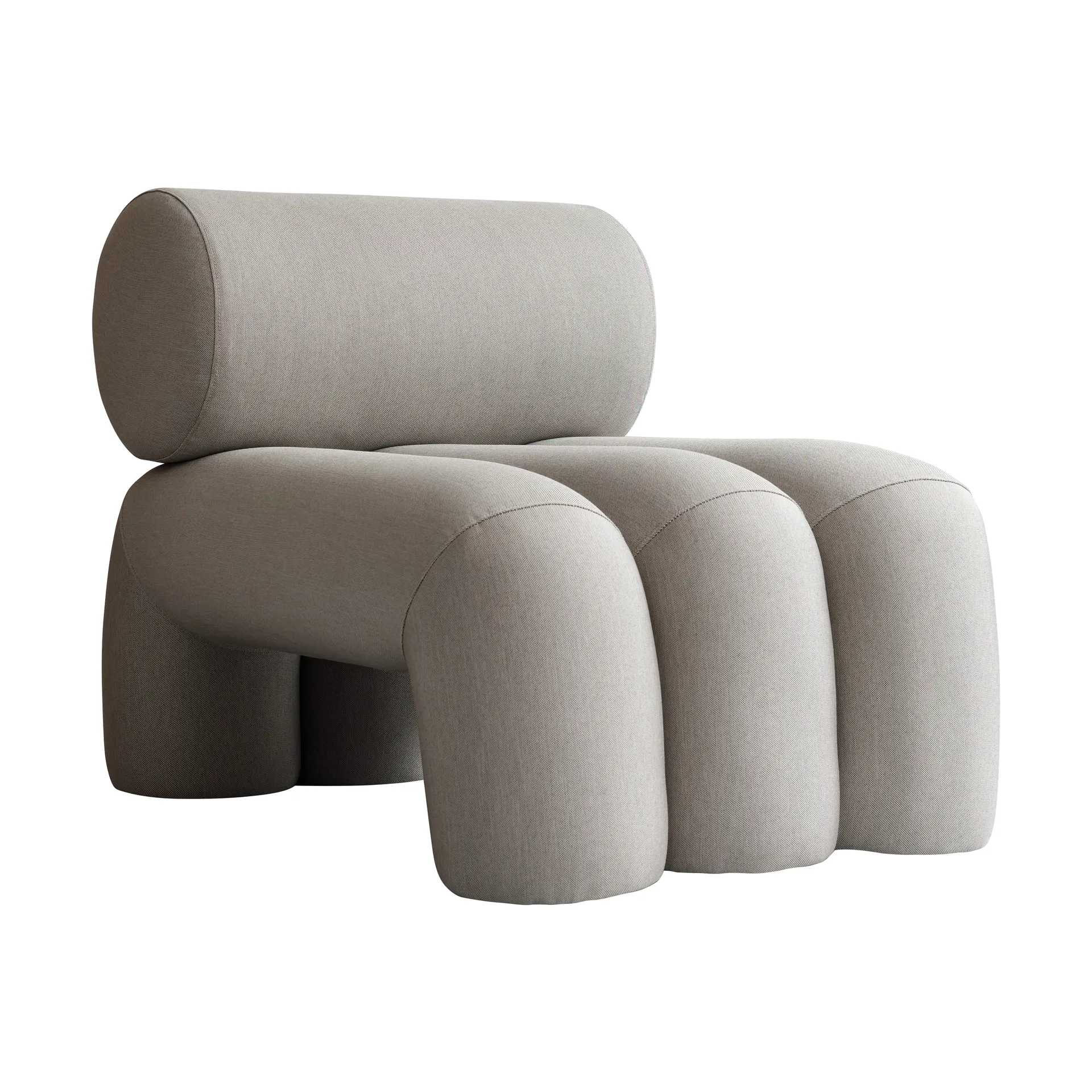 Poltrona lounge Foku Chair, Taupe 101 Copenhagen