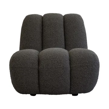 Poltrona lounge in bouclé Toe - Deep taupe - 101 Copenhagen