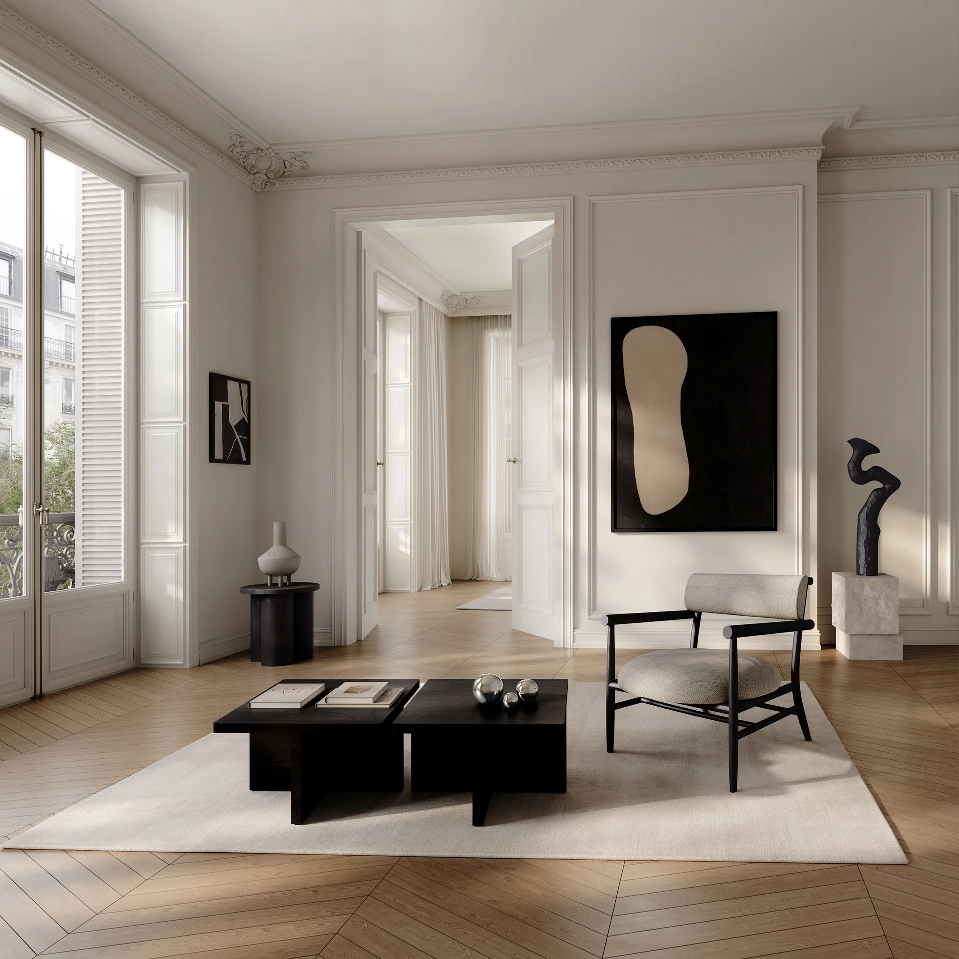 Poltrona lounge Nama, Sabbia 101 Copenhagen