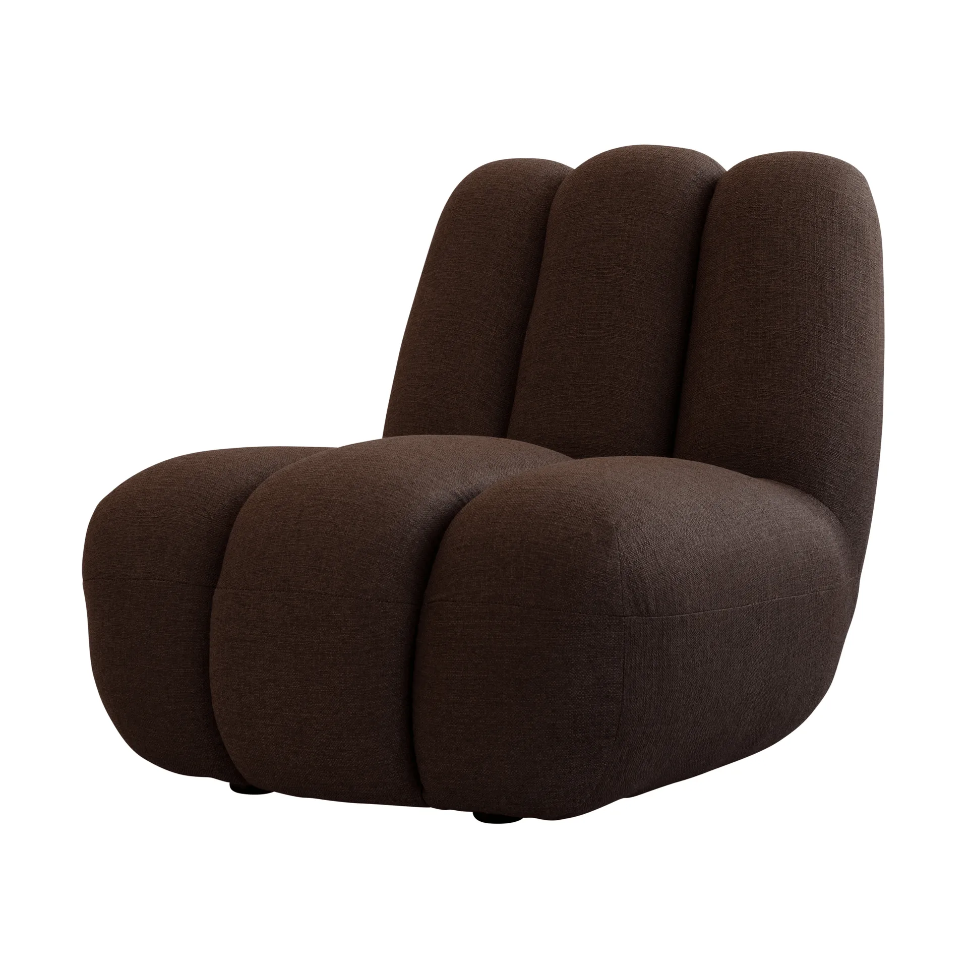 Poltrona lounge Toe, Marrone scuro 101 Copenhagen