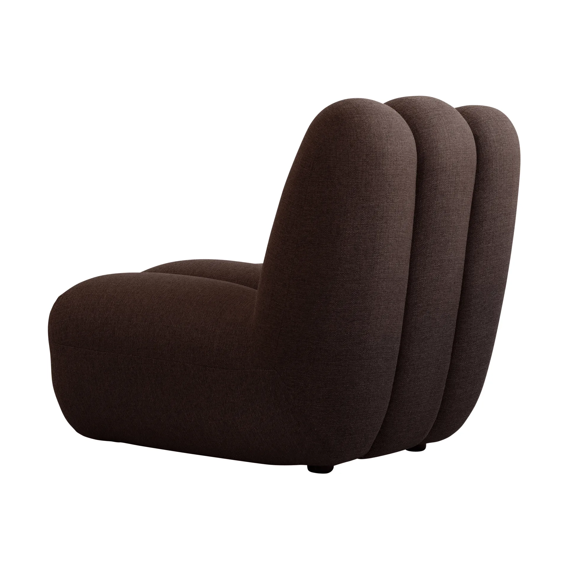 Poltrona lounge Toe, Marrone scuro 101 Copenhagen