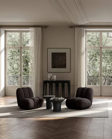 Poltrona lounge Toe - Marrone scuro - 101 Copenhagen