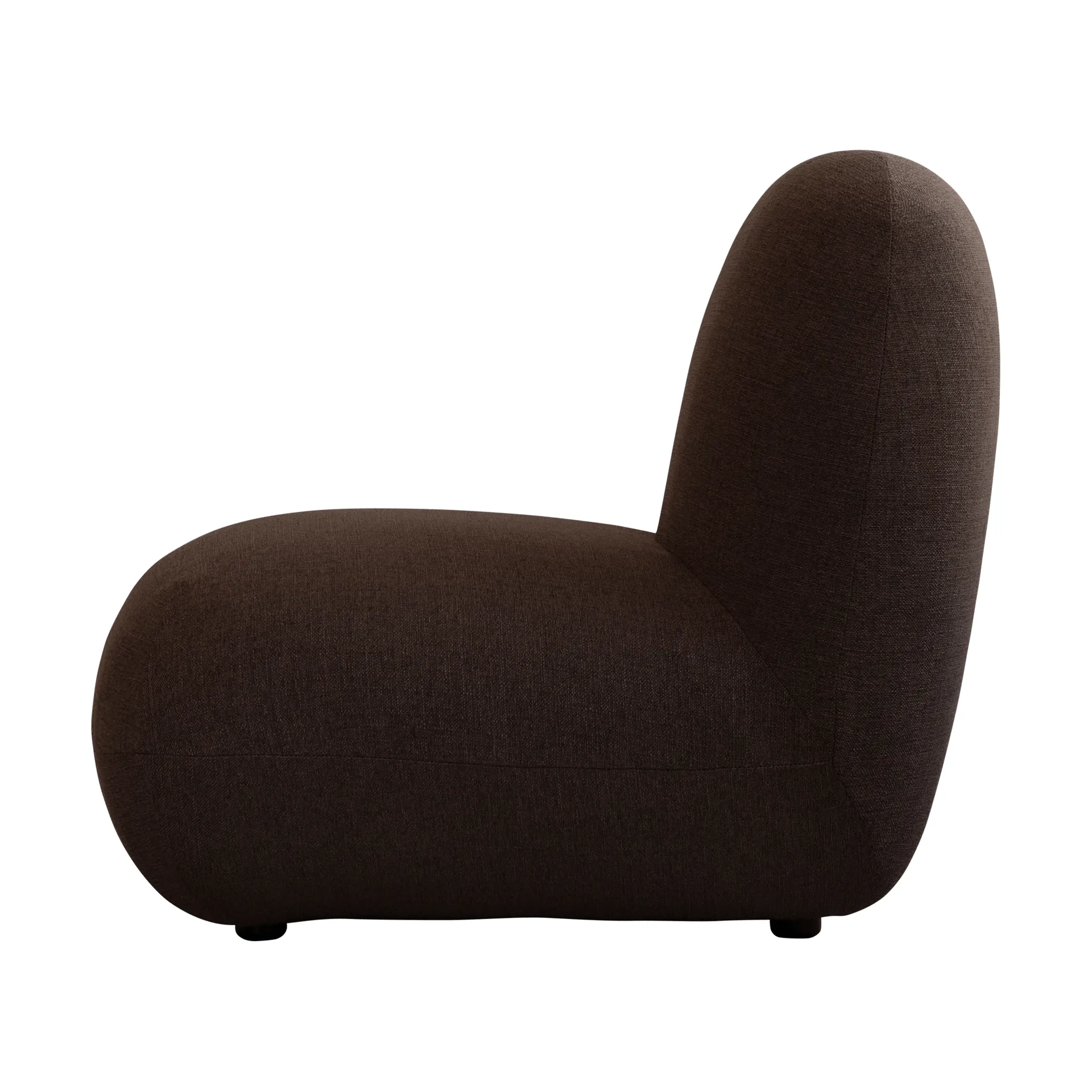 Poltrona Toe Chair Flat 92x75 cm, Marrone scuro 101 Copenhagen