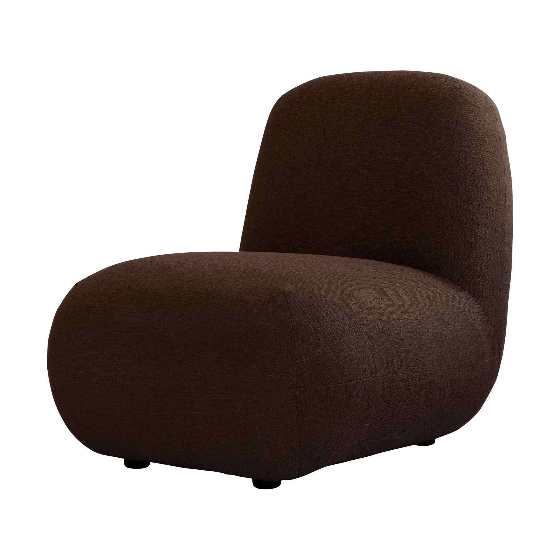 Poltrona Toe Chair Flat 92x75 cm, Marrone scuro 101 Copenhagen