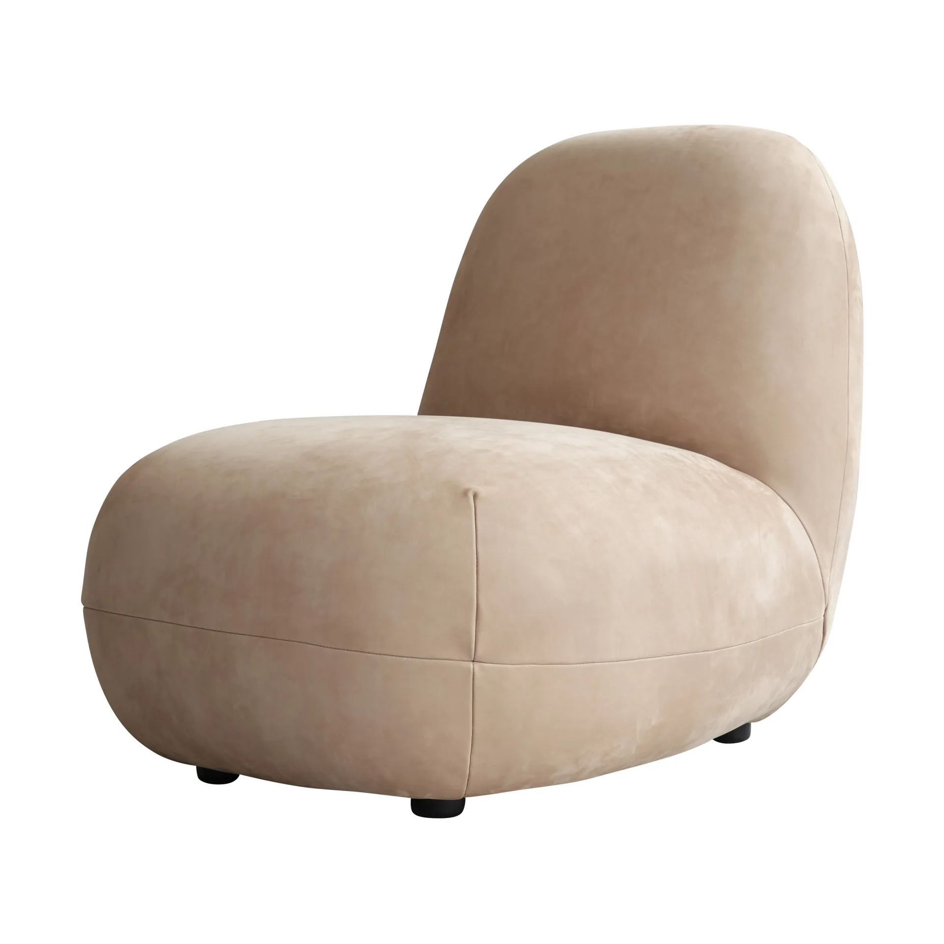 Poltrona Toe Chair Flat 92x75 cm, Nubuck 101 Copenhagen