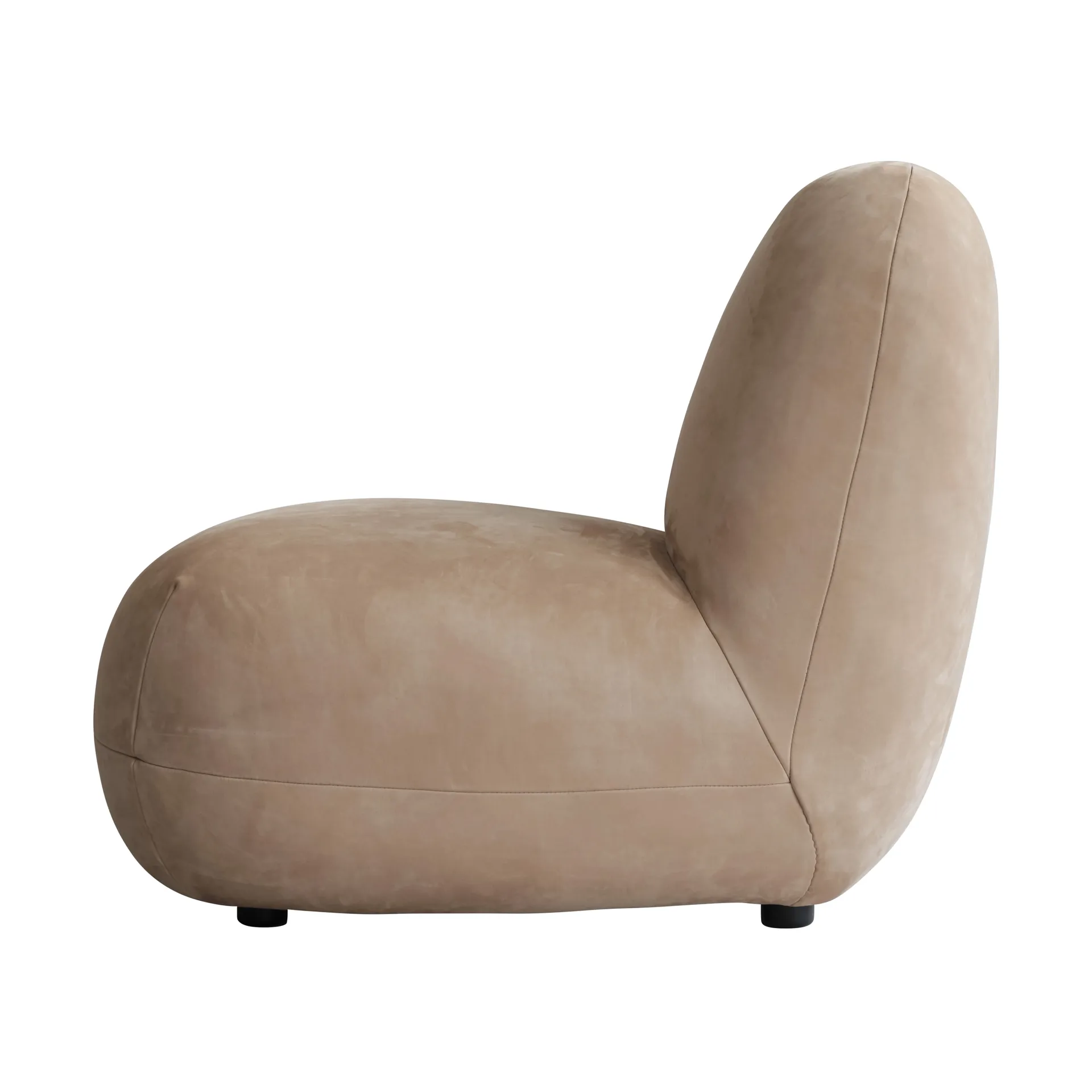 Poltrona Toe Chair Flat 92x75 cm, Nubuck 101 Copenhagen