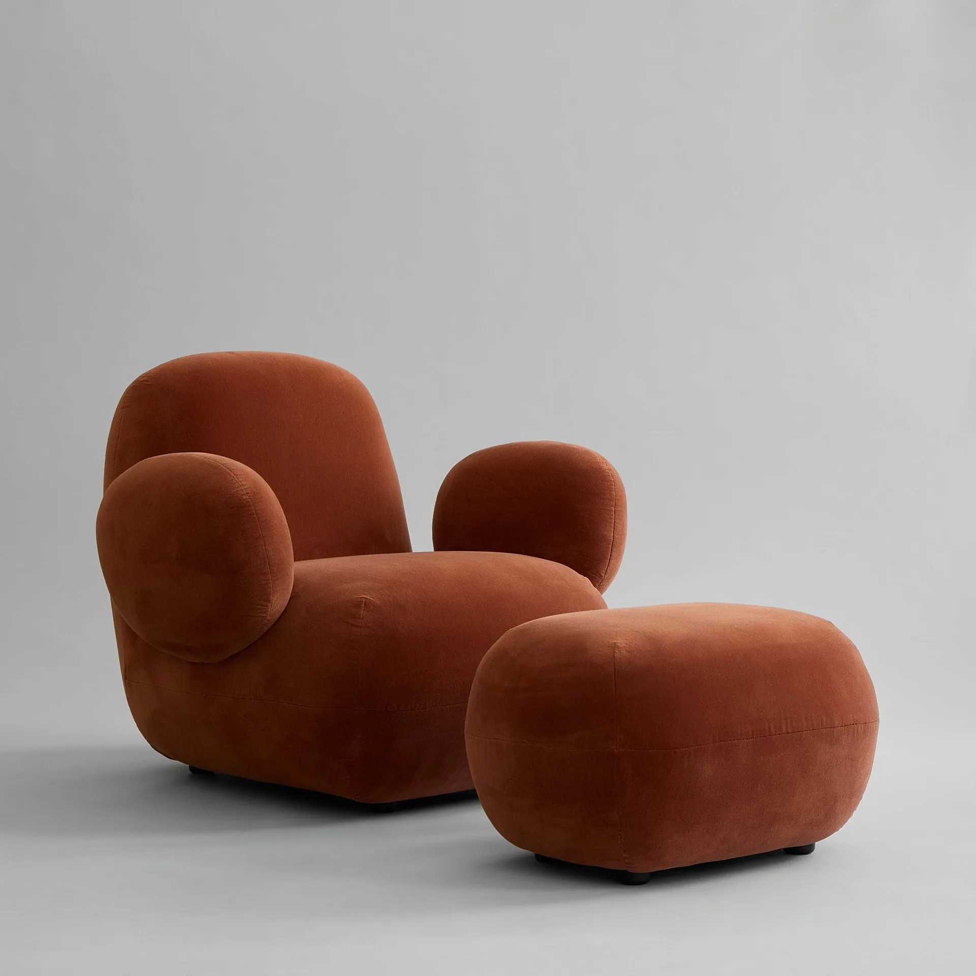 Poltrona Toe Chair Flat 92x75 cm, Ruggine 101 Copenhagen