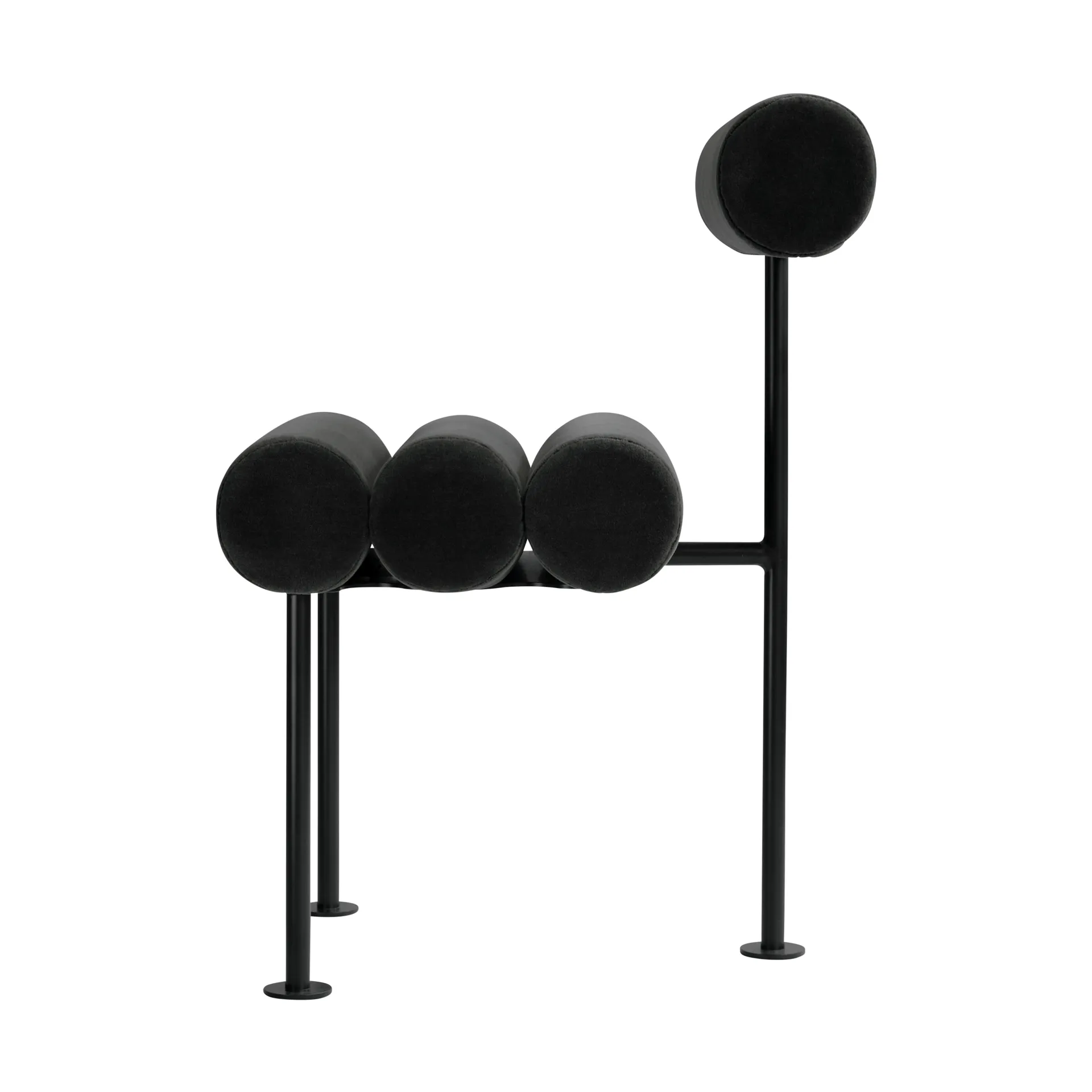 Sedia da pranzo Hiro, Black frame-torbiera 101 Copenhagen