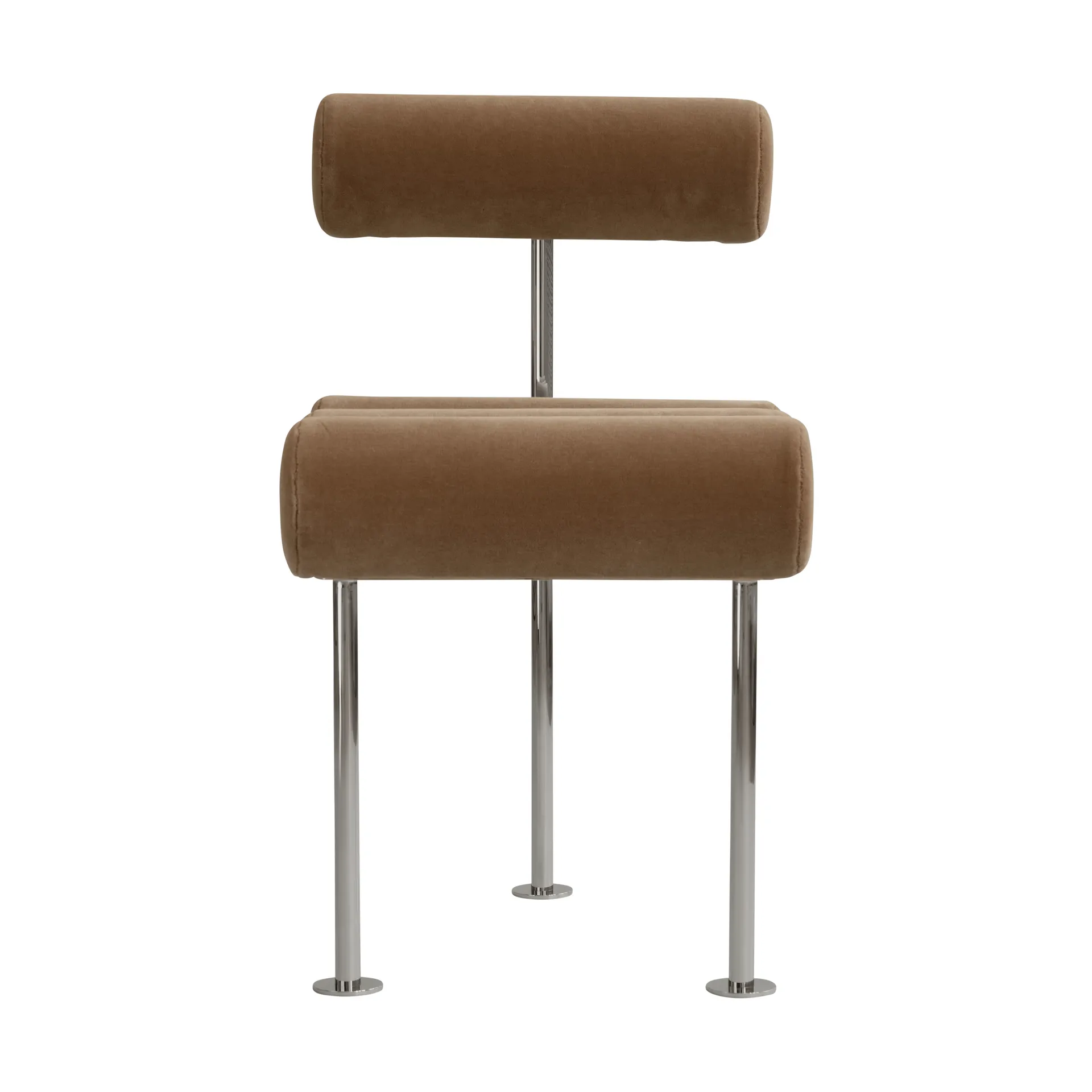 Sedia da pranzo Hiro, Stainless steel-desert 101 Copenhagen