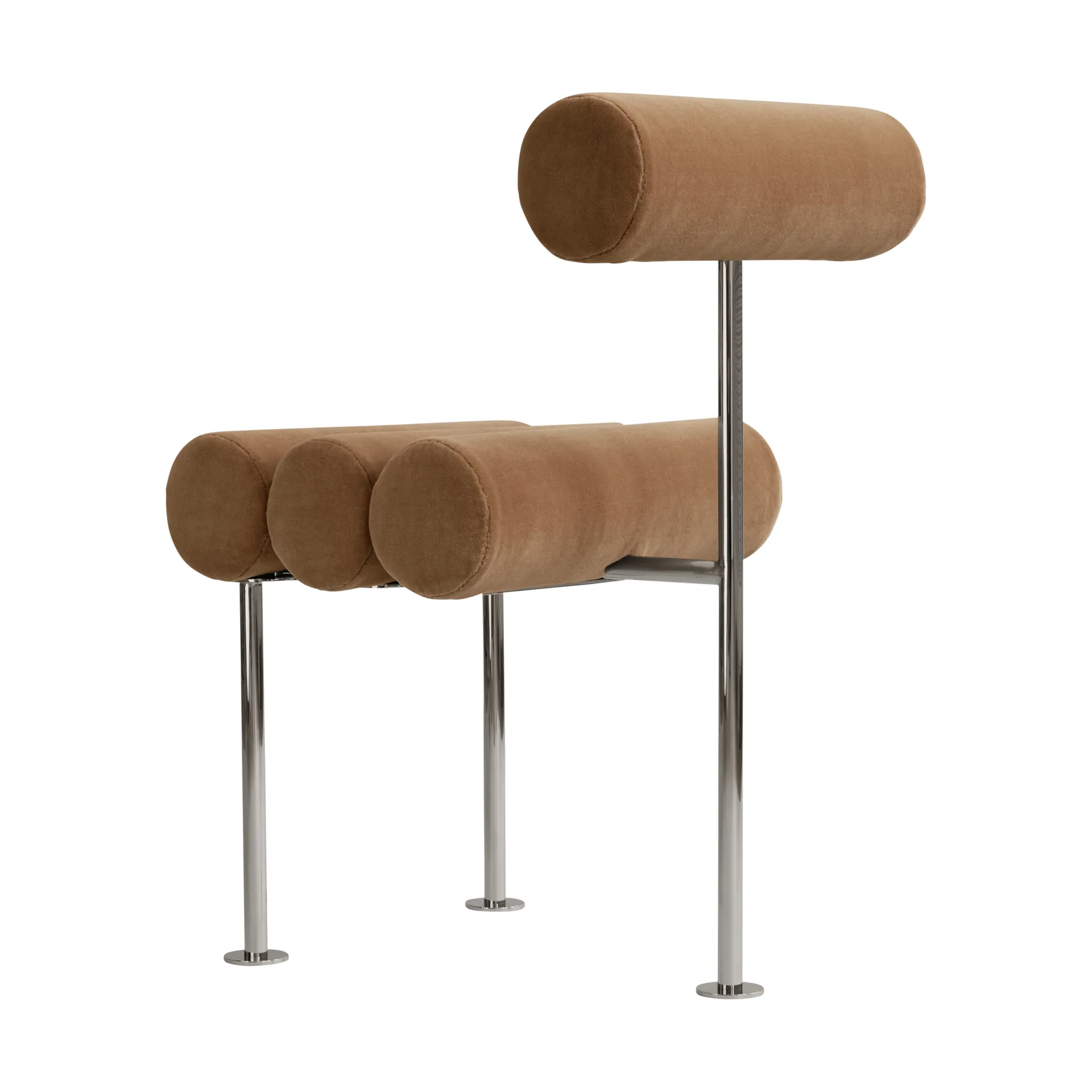 Sedia da pranzo Hiro, Stainless steel-desert 101 Copenhagen