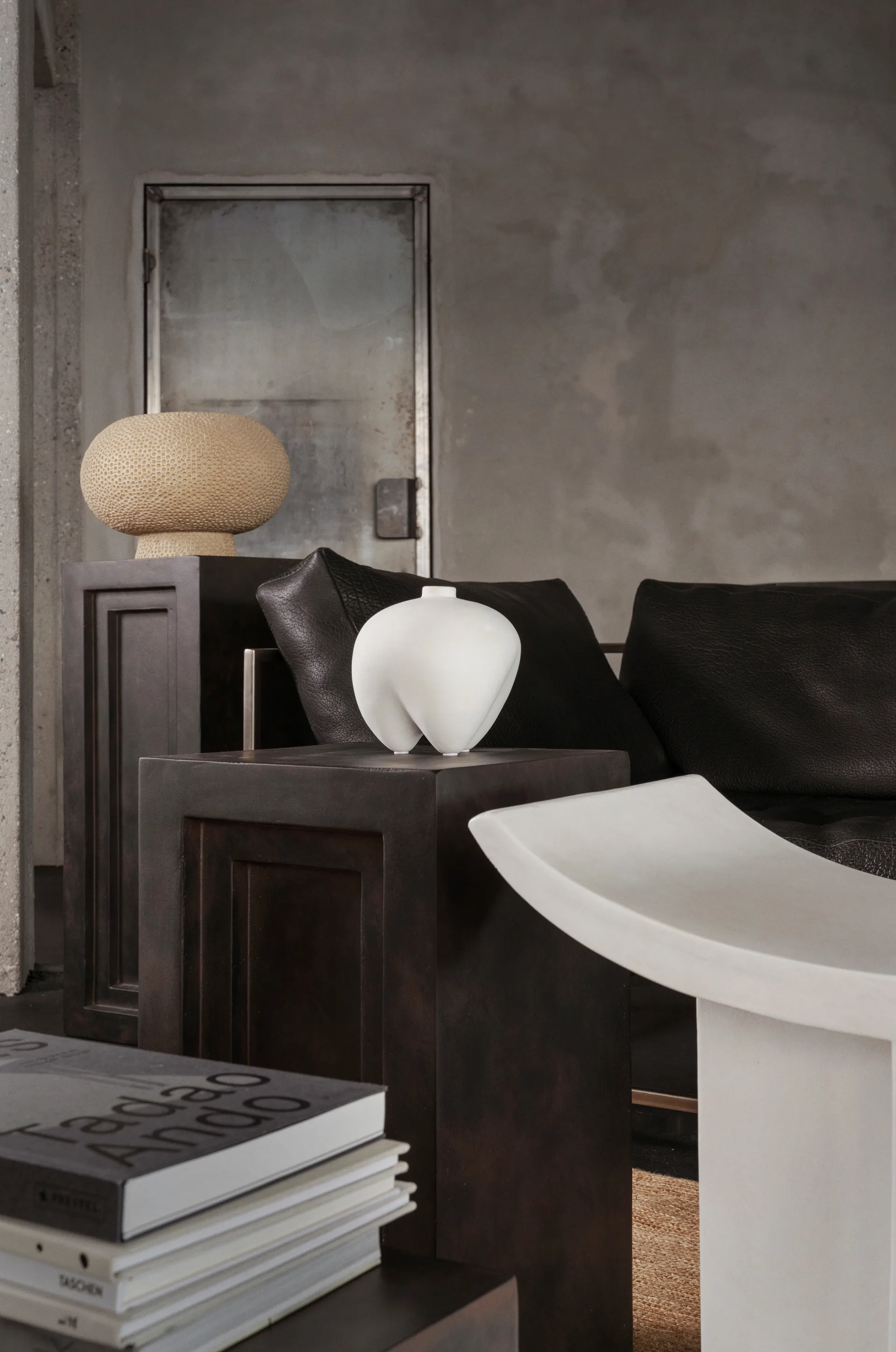 Sgabello Brutus 50x60 cm, Bone white 101 Copenhagen