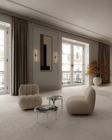 Tavolino laterale Phantom - Cromo alto - 101 Copenhagen