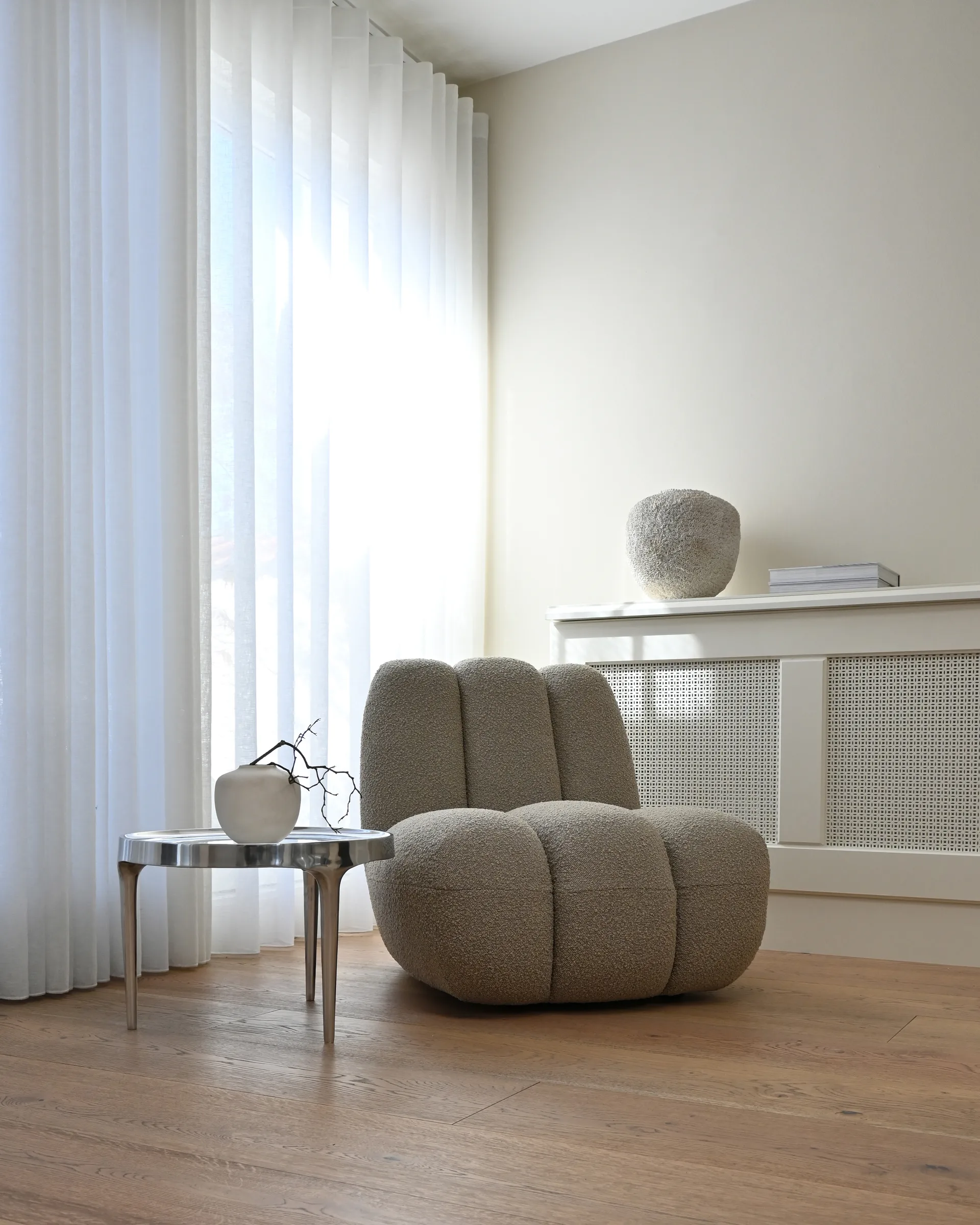 Tavolino laterale Phantom, Cromo basso 101 Copenhagen