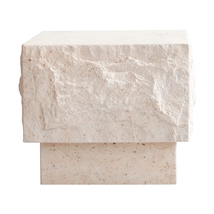 Tavolino Temple low 42x40 cm, Cromo-calcare 101 Copenhagen