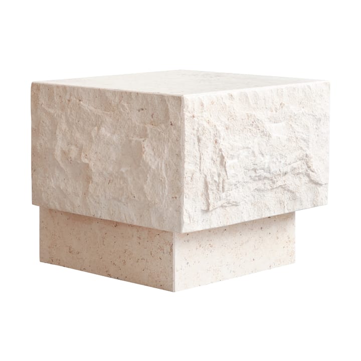 Tavolino Temple low 42x40 cm, Cromo-calcare 101 Copenhagen