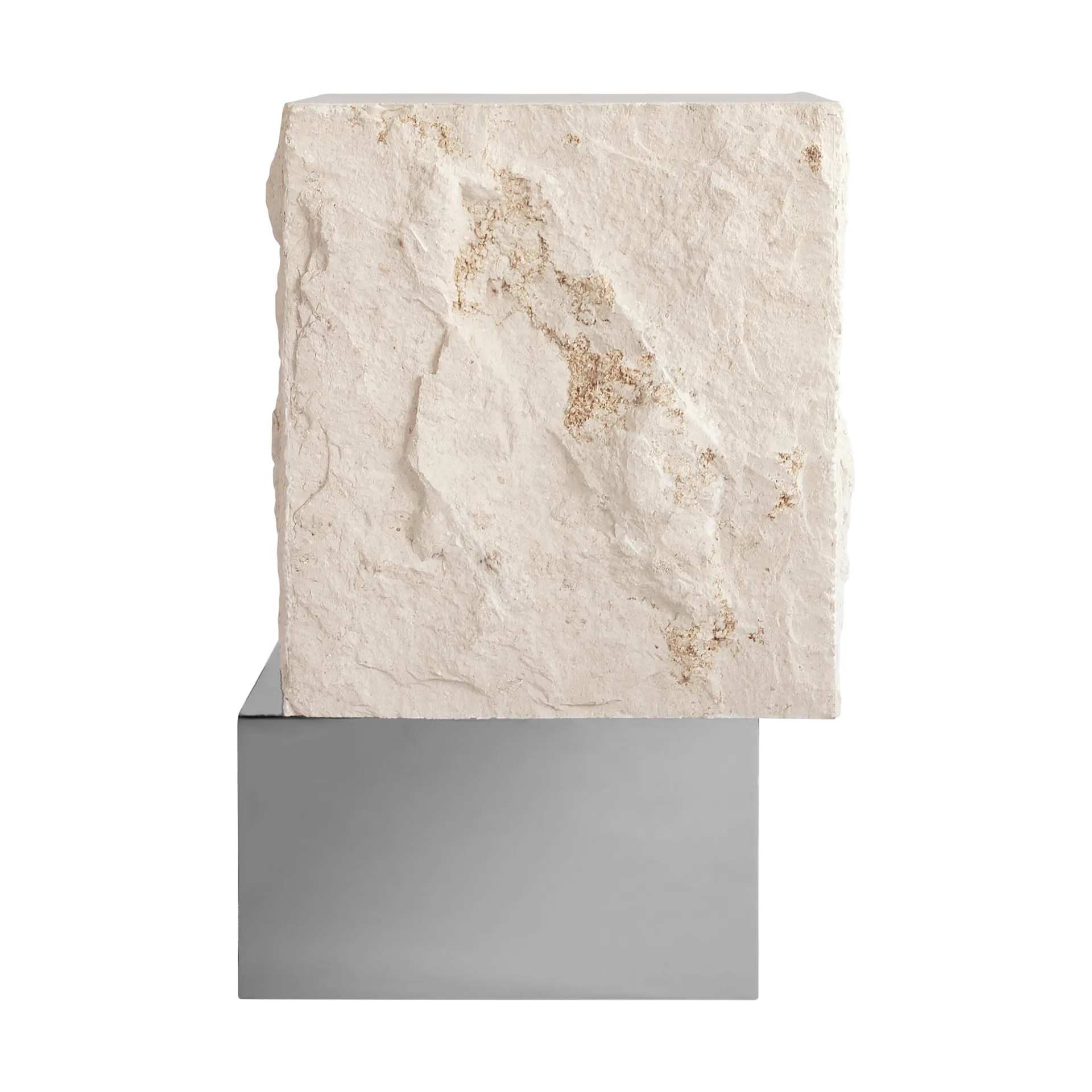 Tavolino Temple tall 50x33 cm, Cromo-calcare 101 Copenhagen