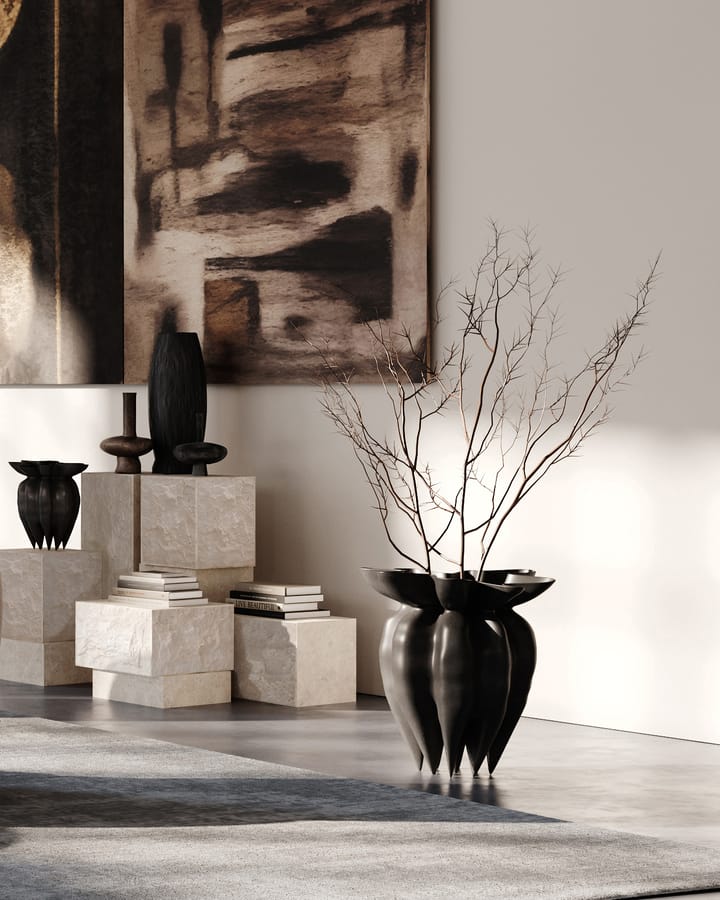 Tavolino Temple tall 50x33 cm, Cromo-calcare 101 Copenhagen