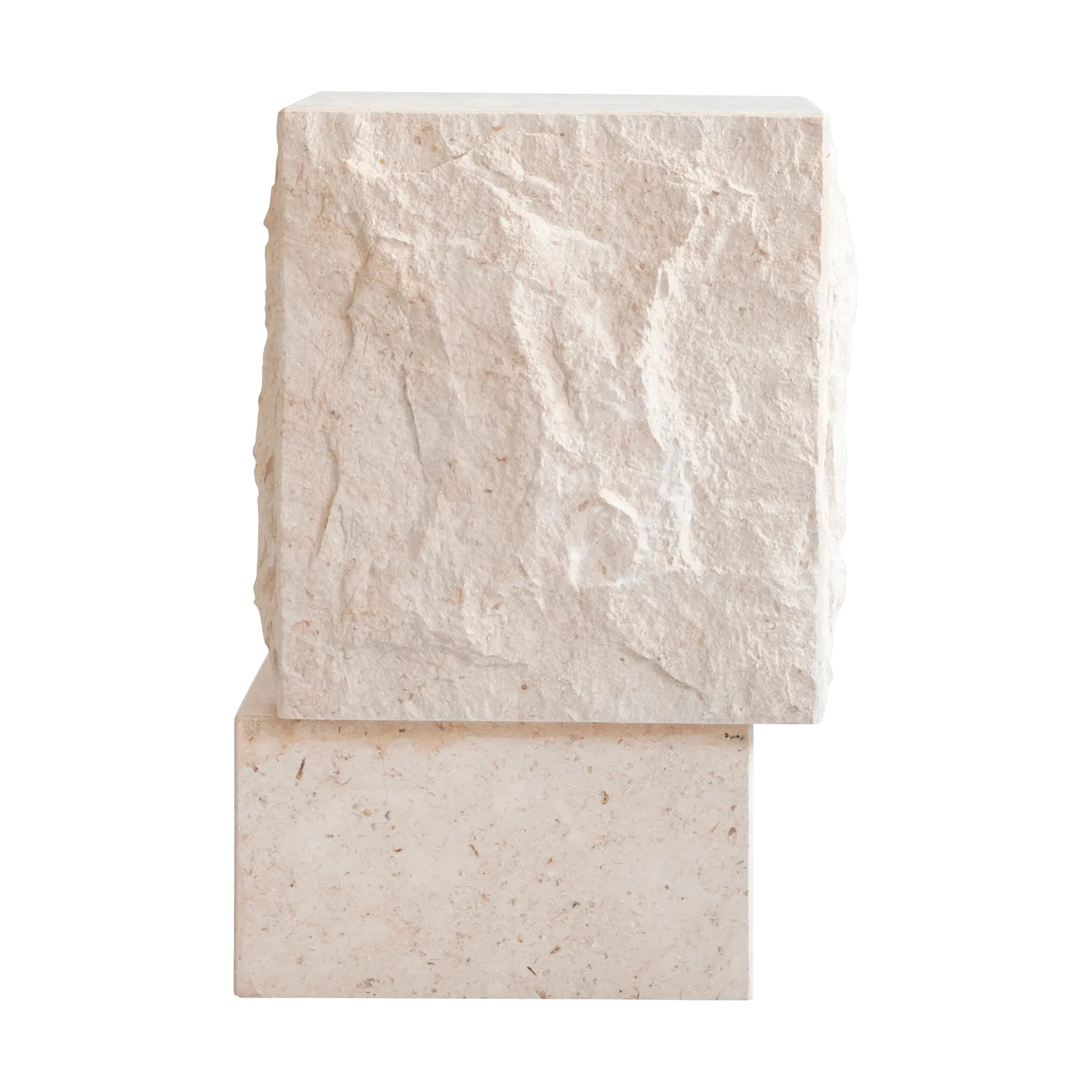 Tavolino Temple tall 50x33 cm, Limestone 101 Copenhagen