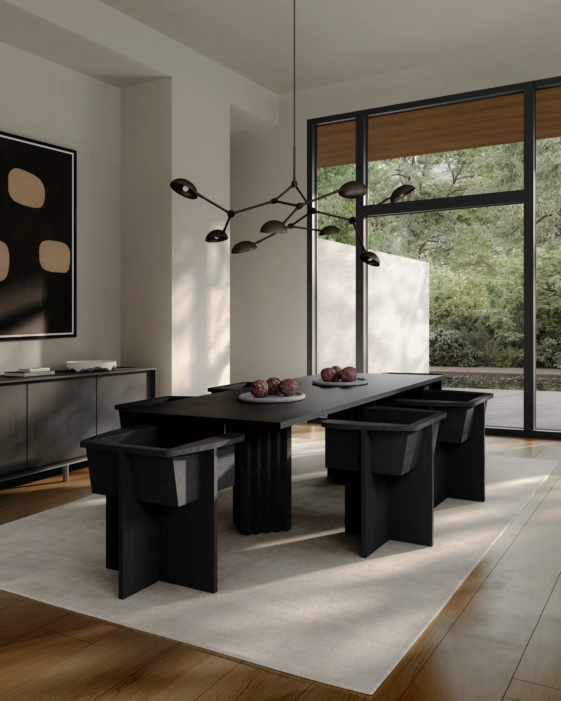 Tavolo da pranzo Arc 95x250 cm, Coffee black oak 101 Copenhagen